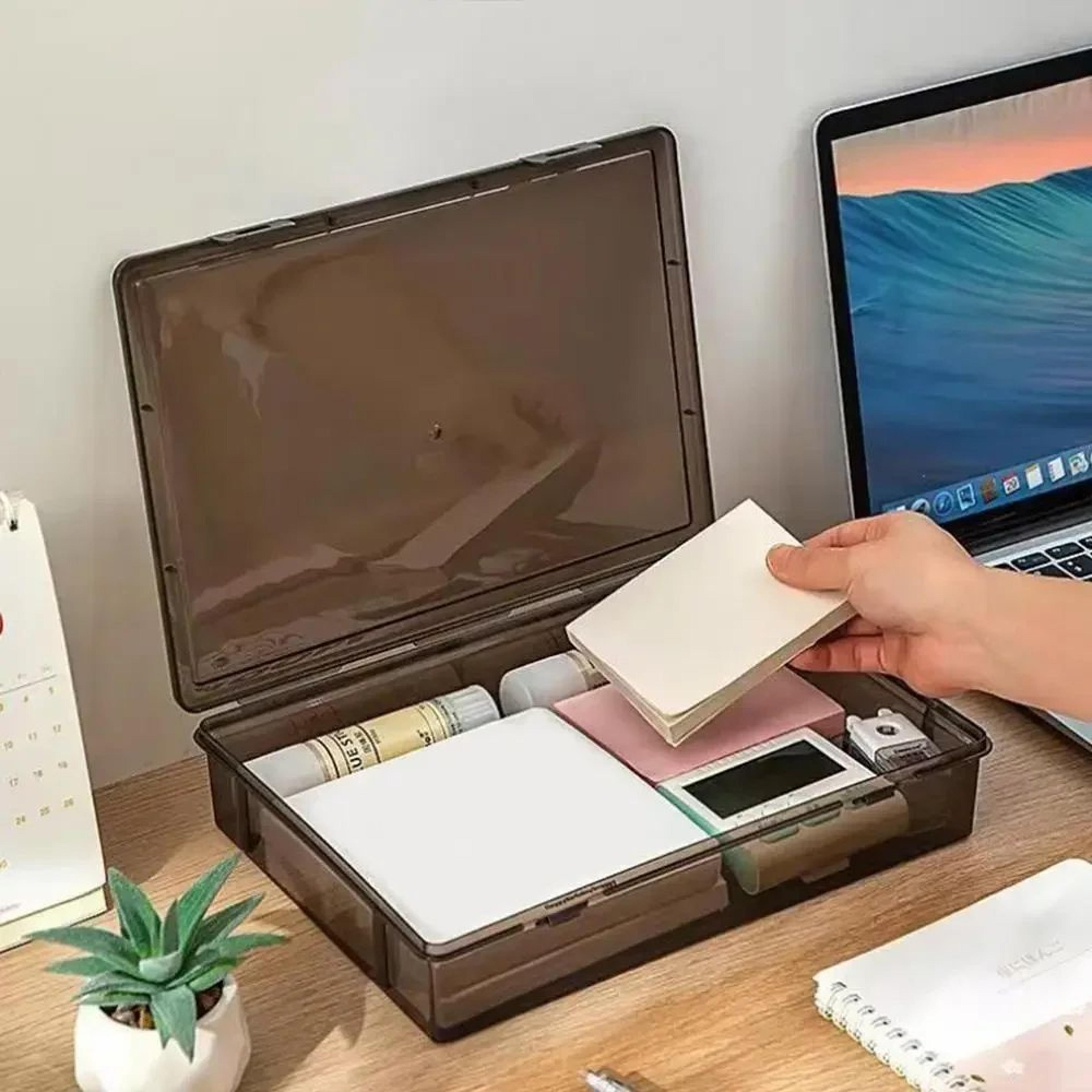 A4 Dustproof Document Storage Organizer Box 2