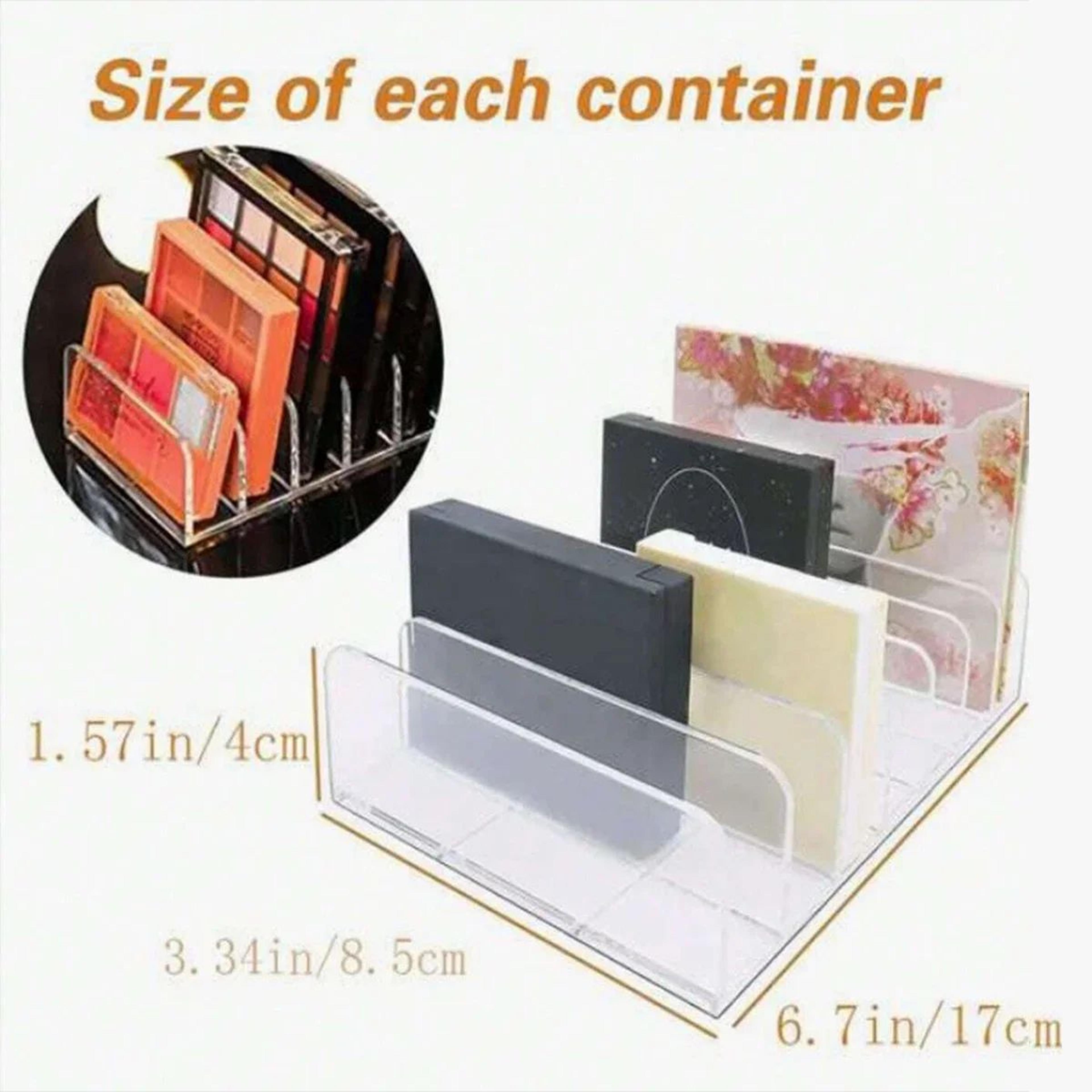 Transparent 7 Compartment Makeup Organizer 4