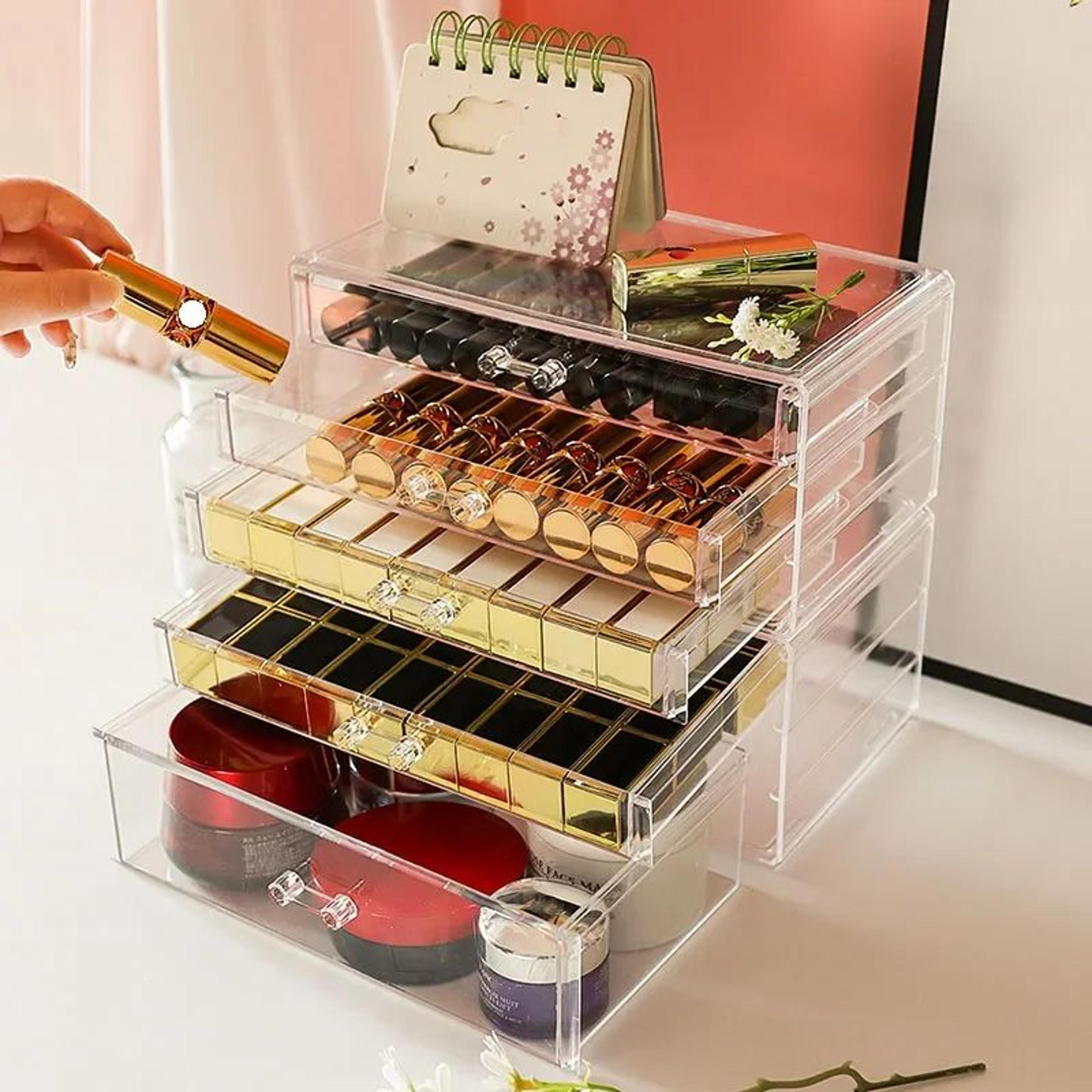 Transparent Acrylic Makeup And Jewelry Storage Organizer 1