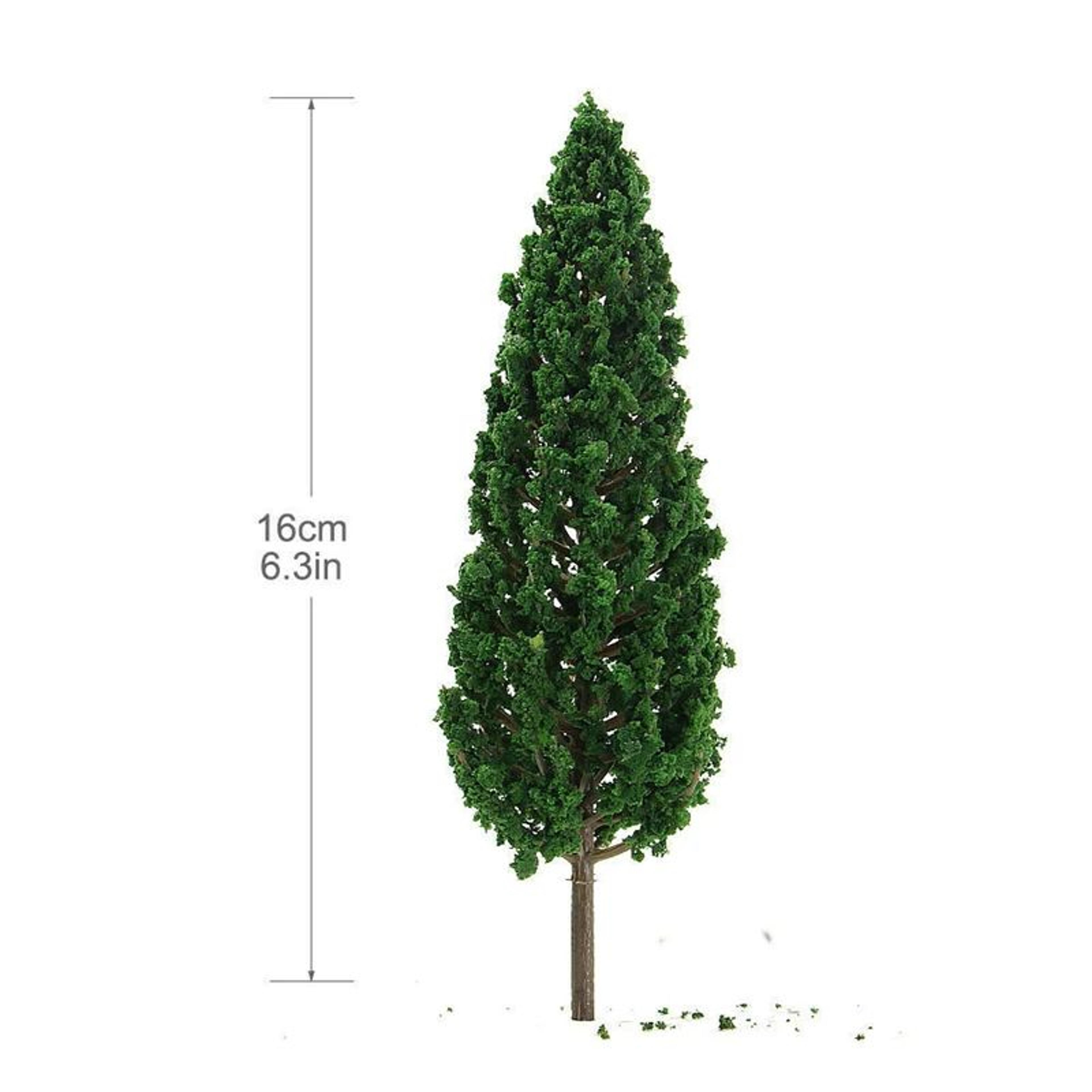 10 Piece Mini Pine Trees For Model Railway Diorama 2