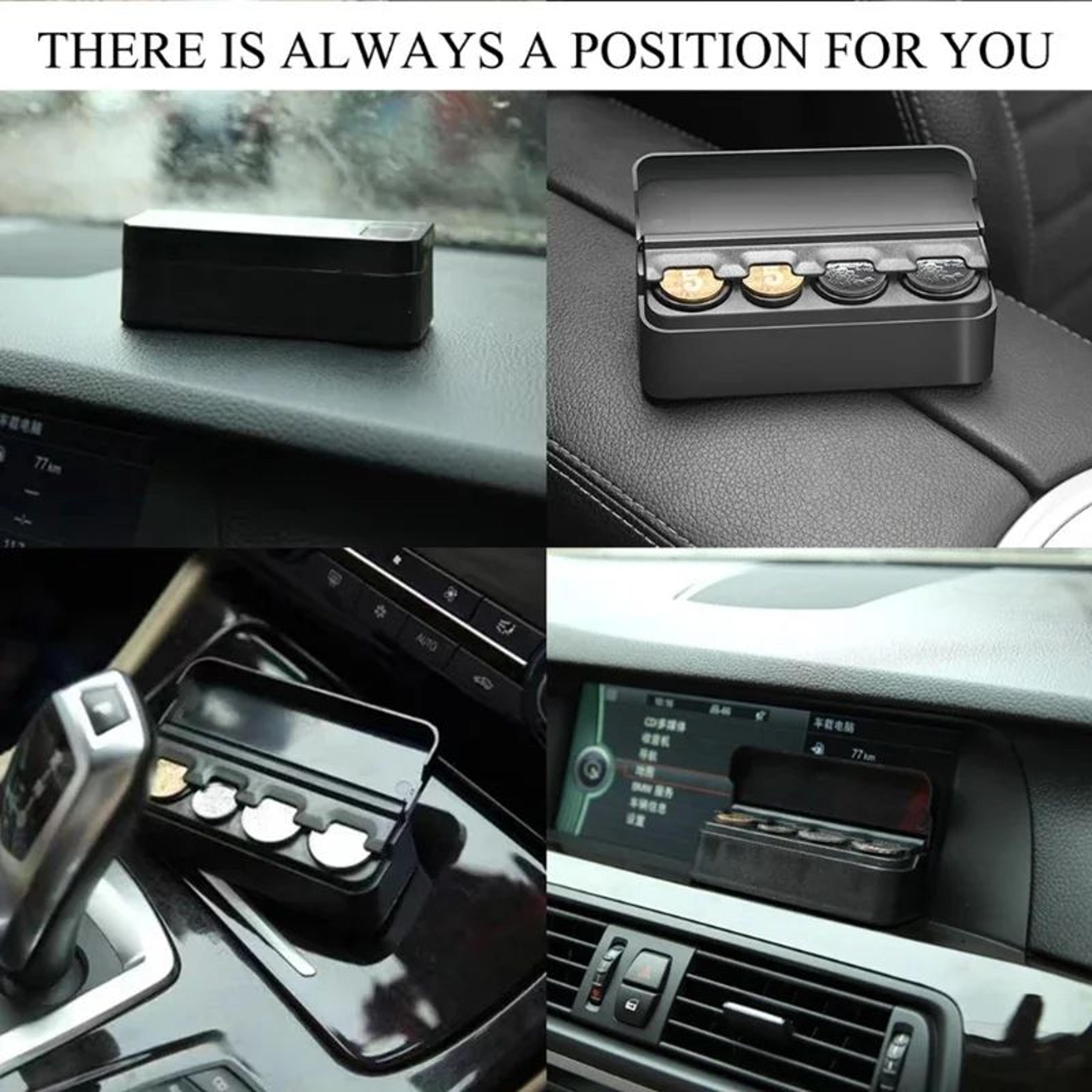 Universal Car Coin Holder And Change Organizer 6