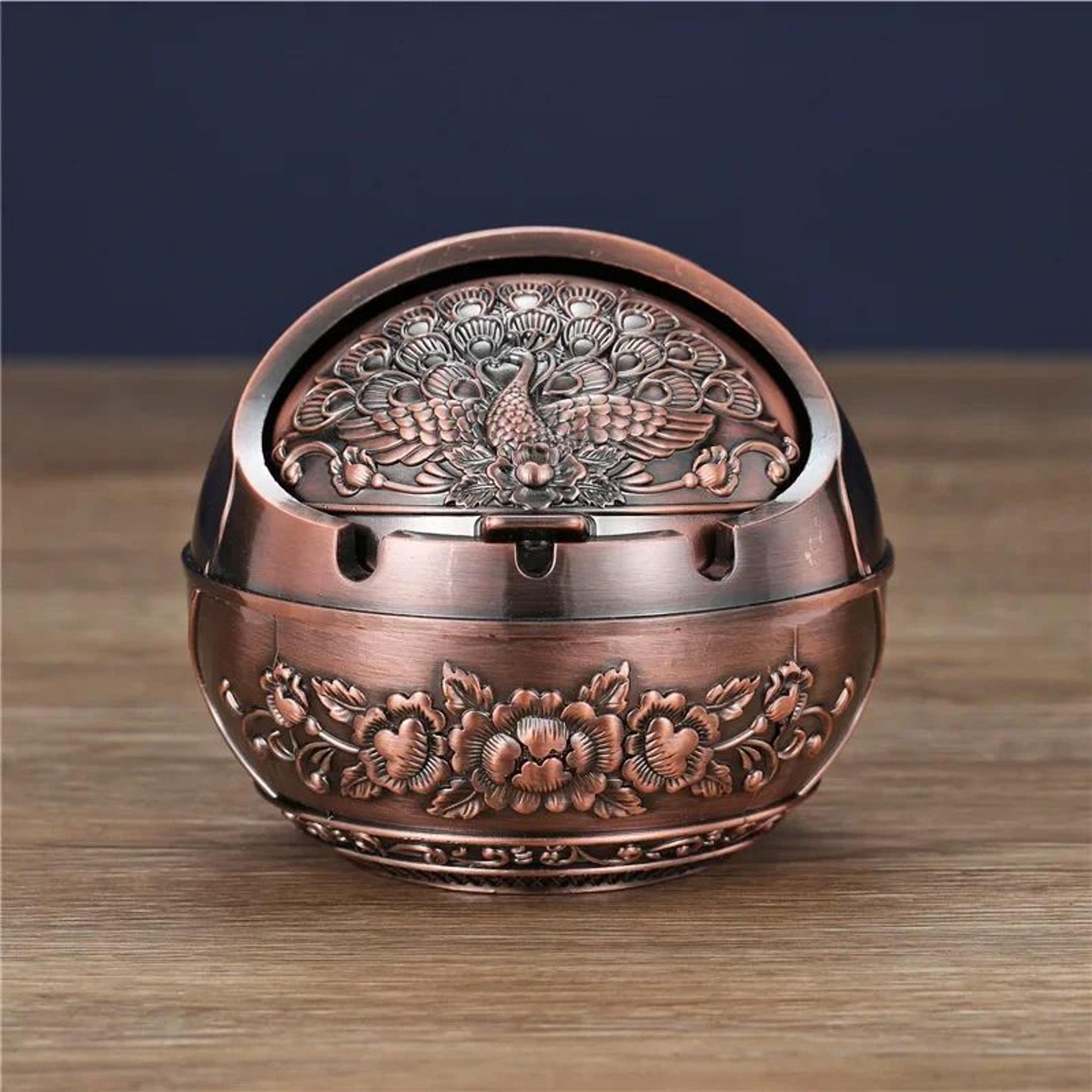 Creative Ashtray With Lid For Home And Living Room 12