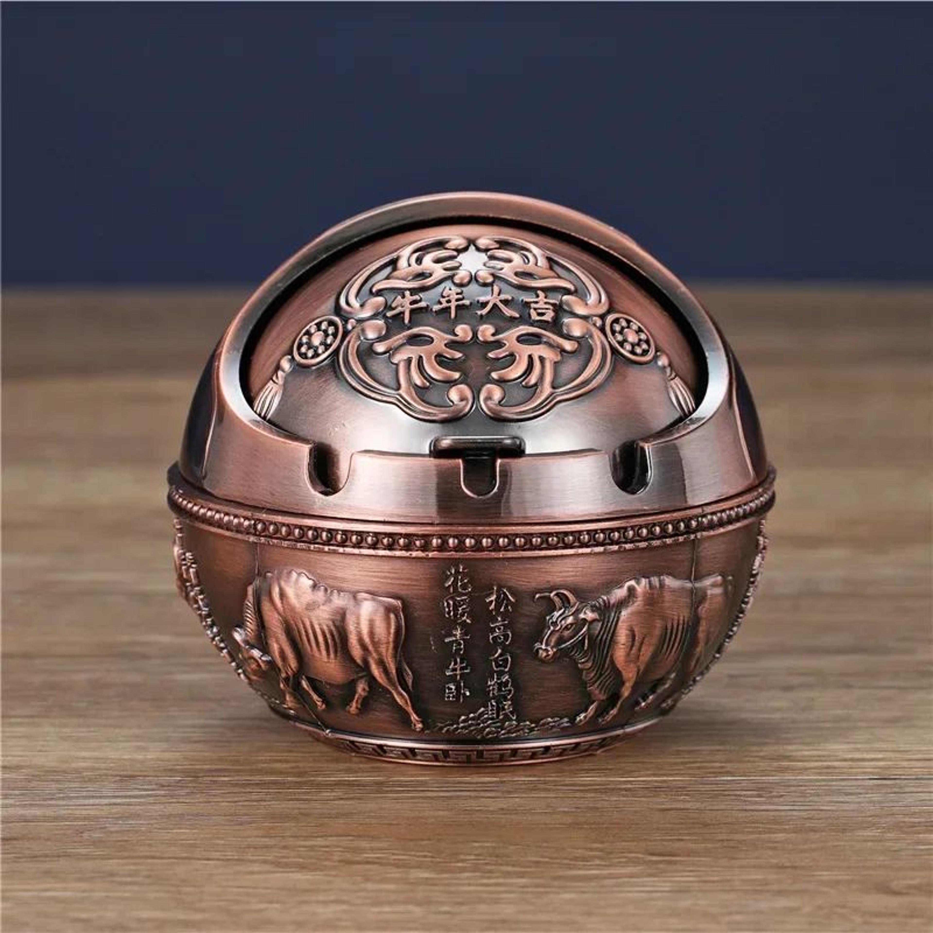 Creative Ashtray With Lid For Home And Living Room 21