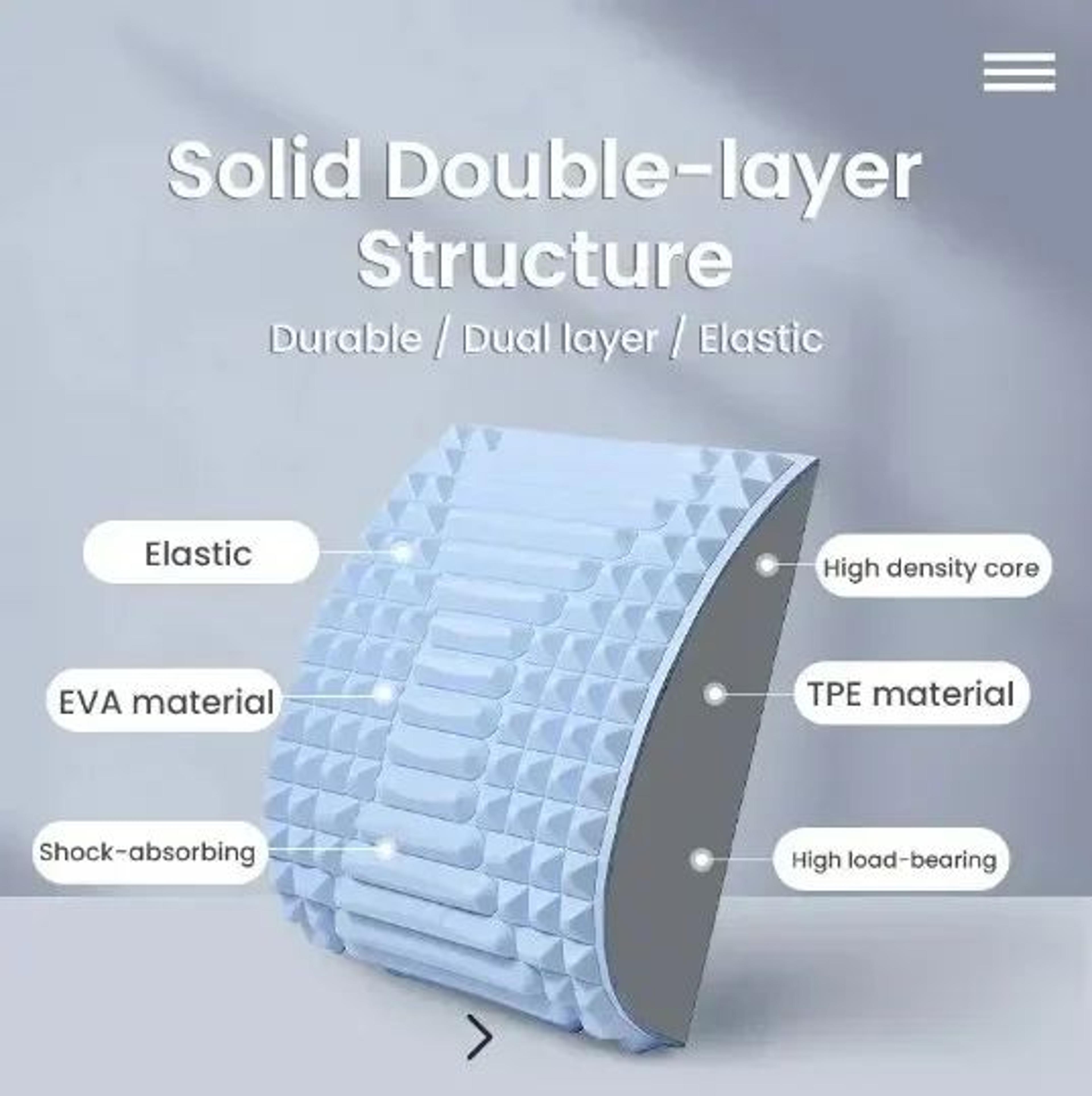 Anti Skid Orthopedic Lumbar Support Back Stretcher 6