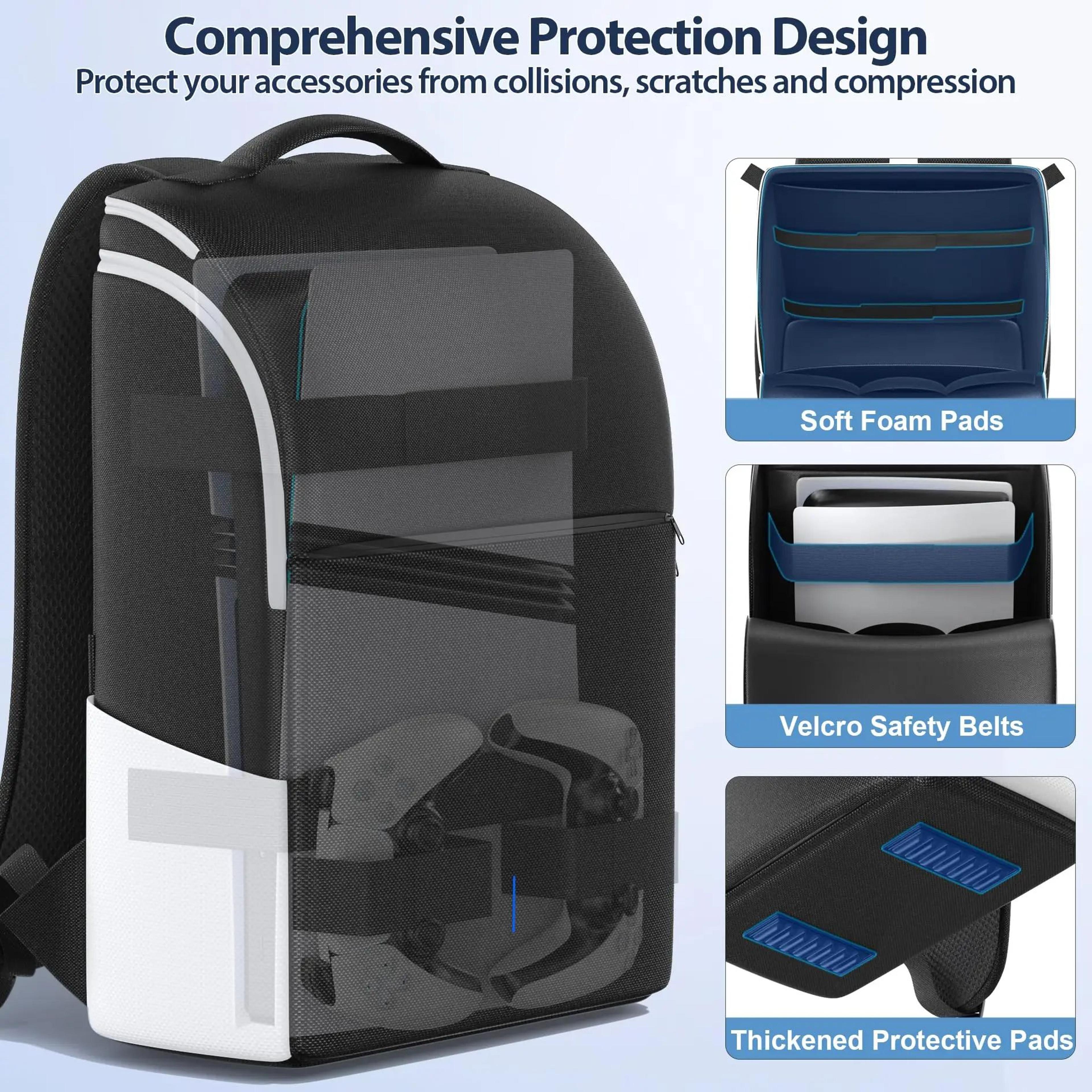Large Capacity Protective PS5 Console Travel Backpack 1