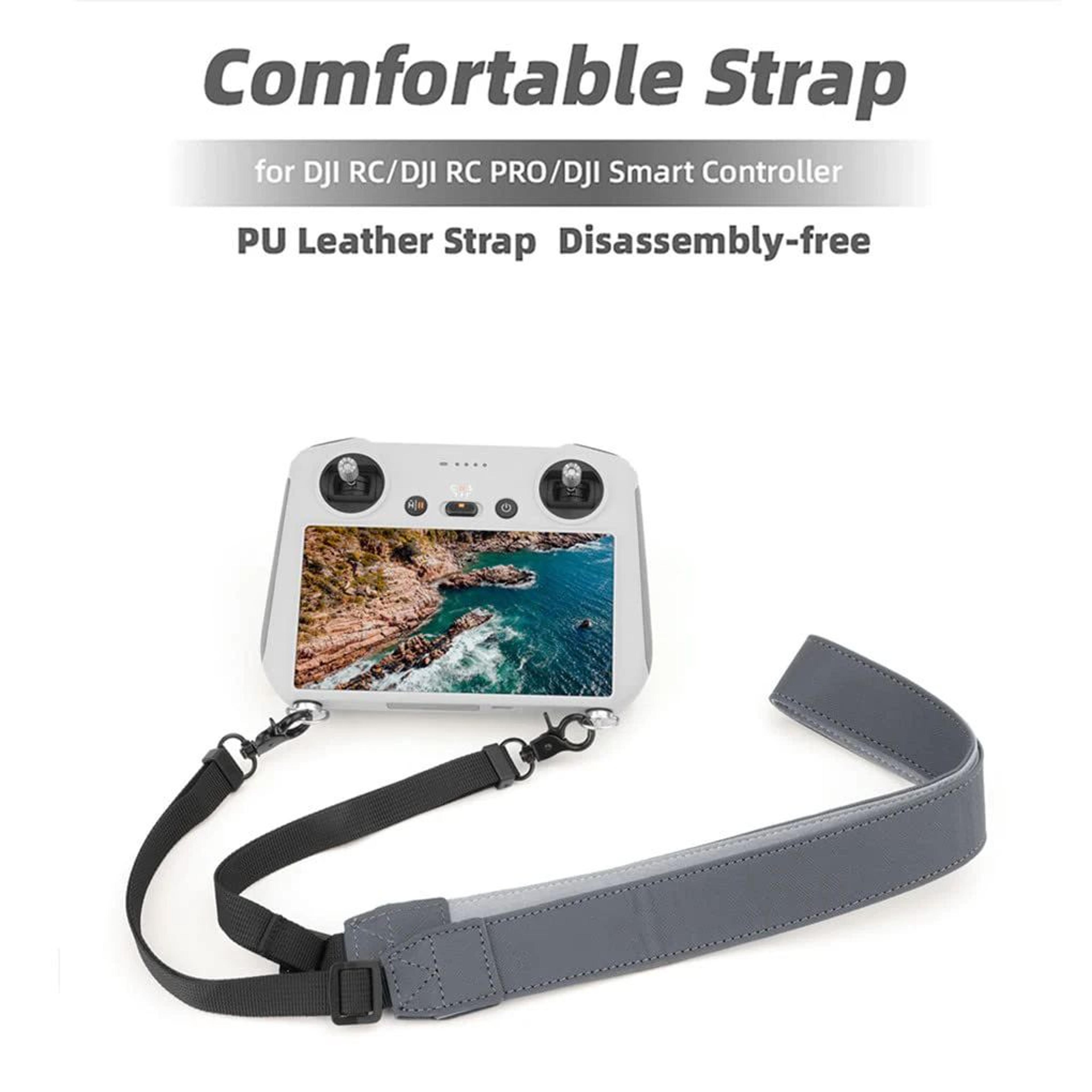 PU Neck Lanyard Strap For DJI RC Controllers 2