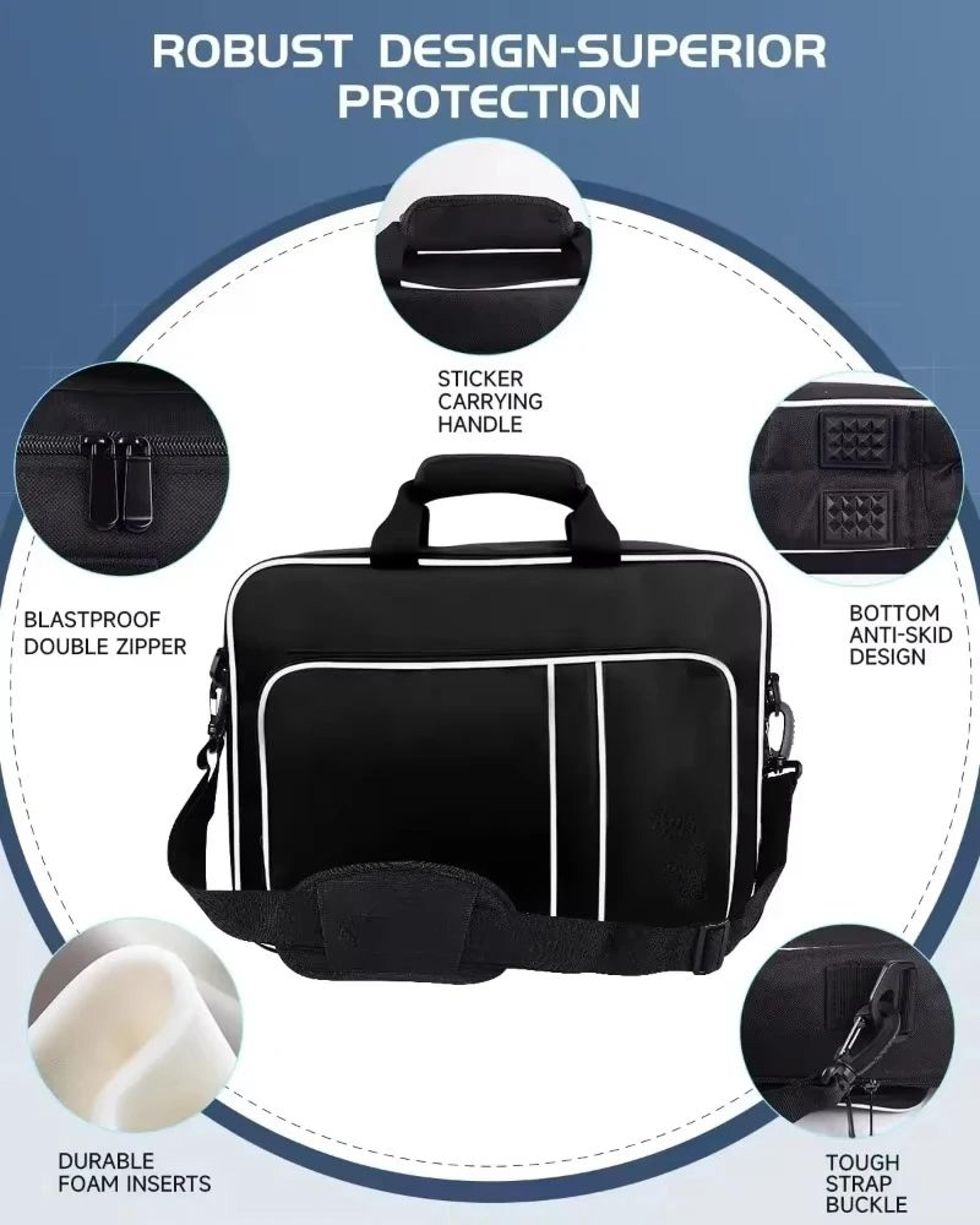 PS5 Console Protective Travel Case With Accessory Storage 2
