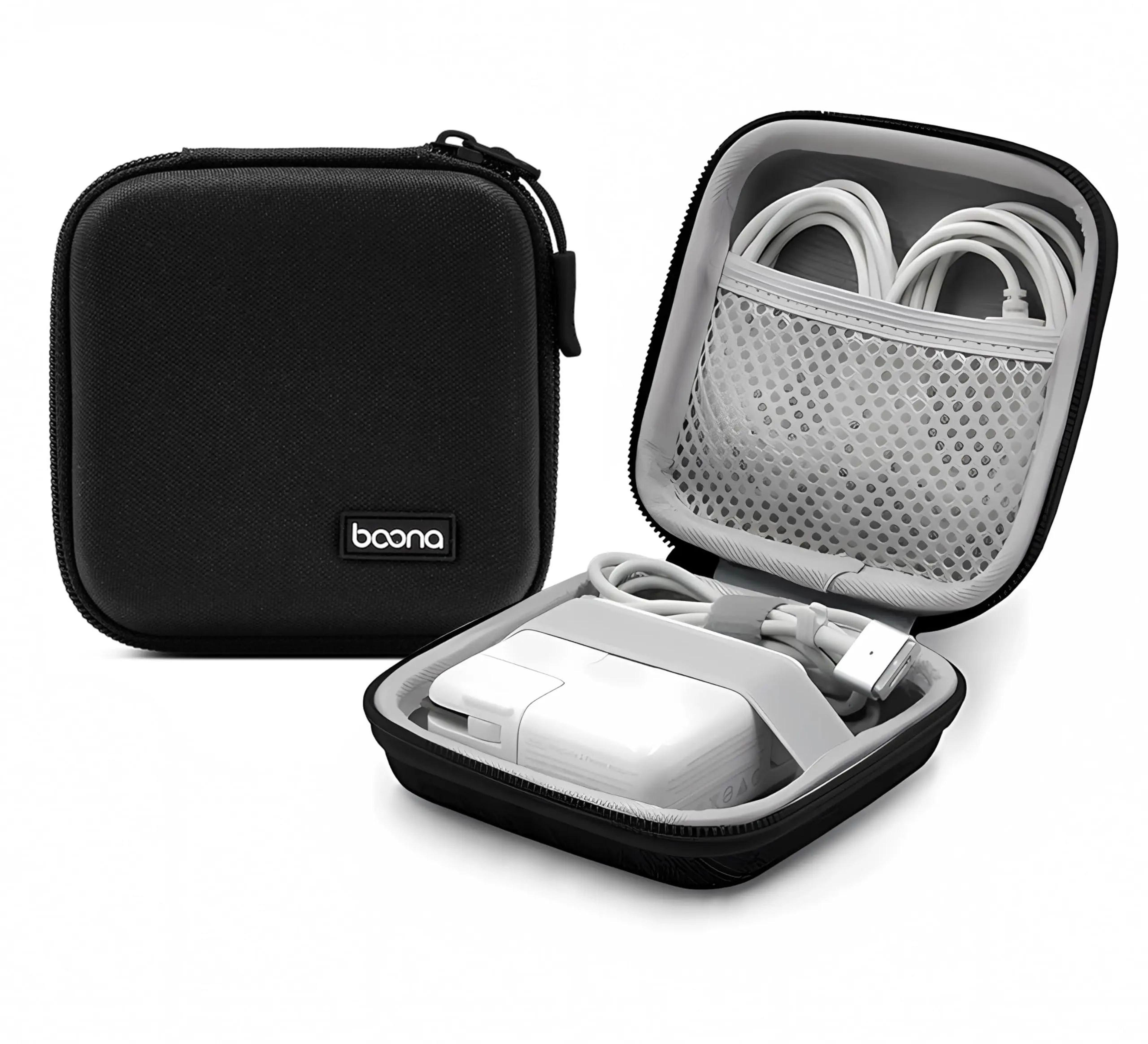 portable charger and accessories organizer case for macbook