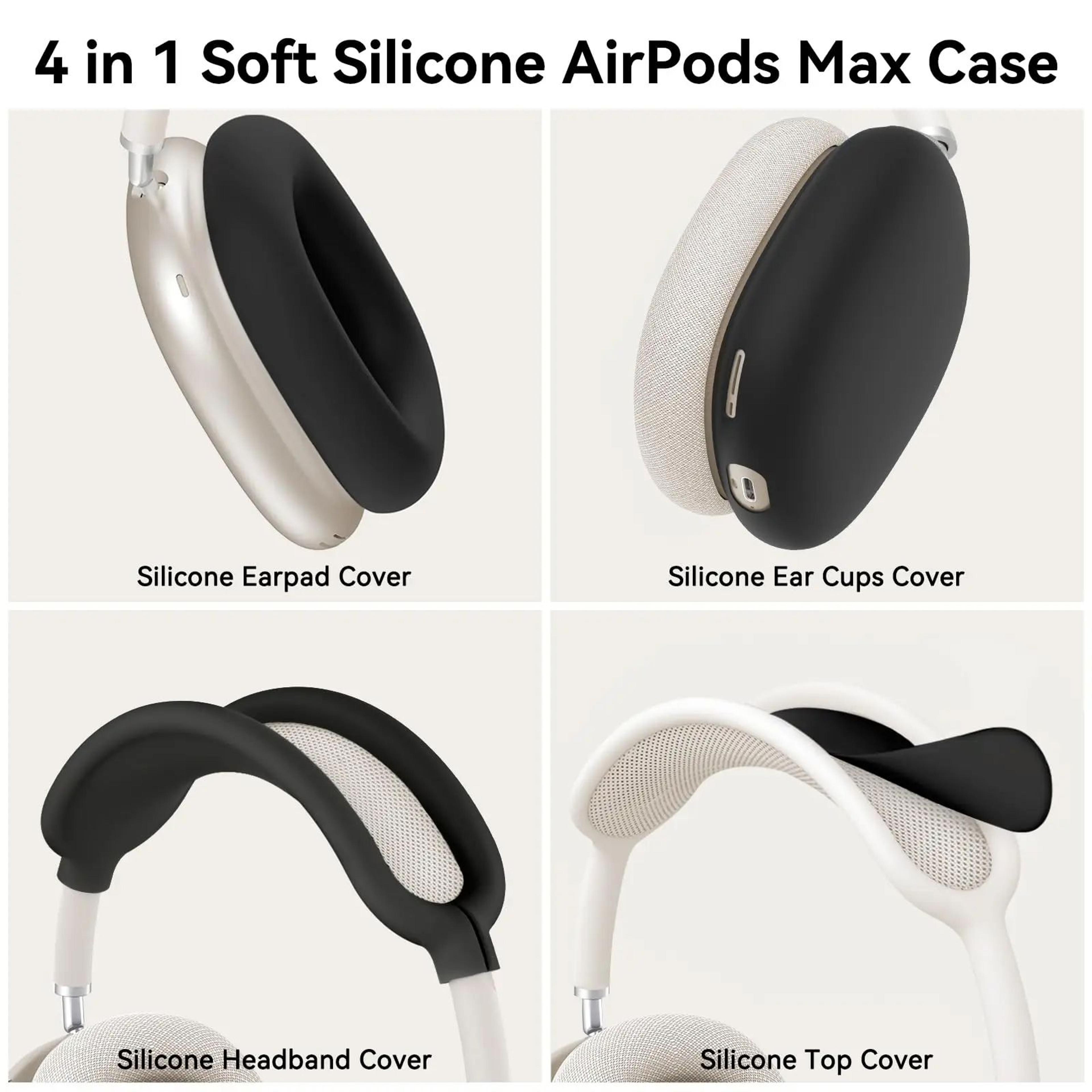 4 In 1 Silicone Protective Cover Set For AirPods Max 2
