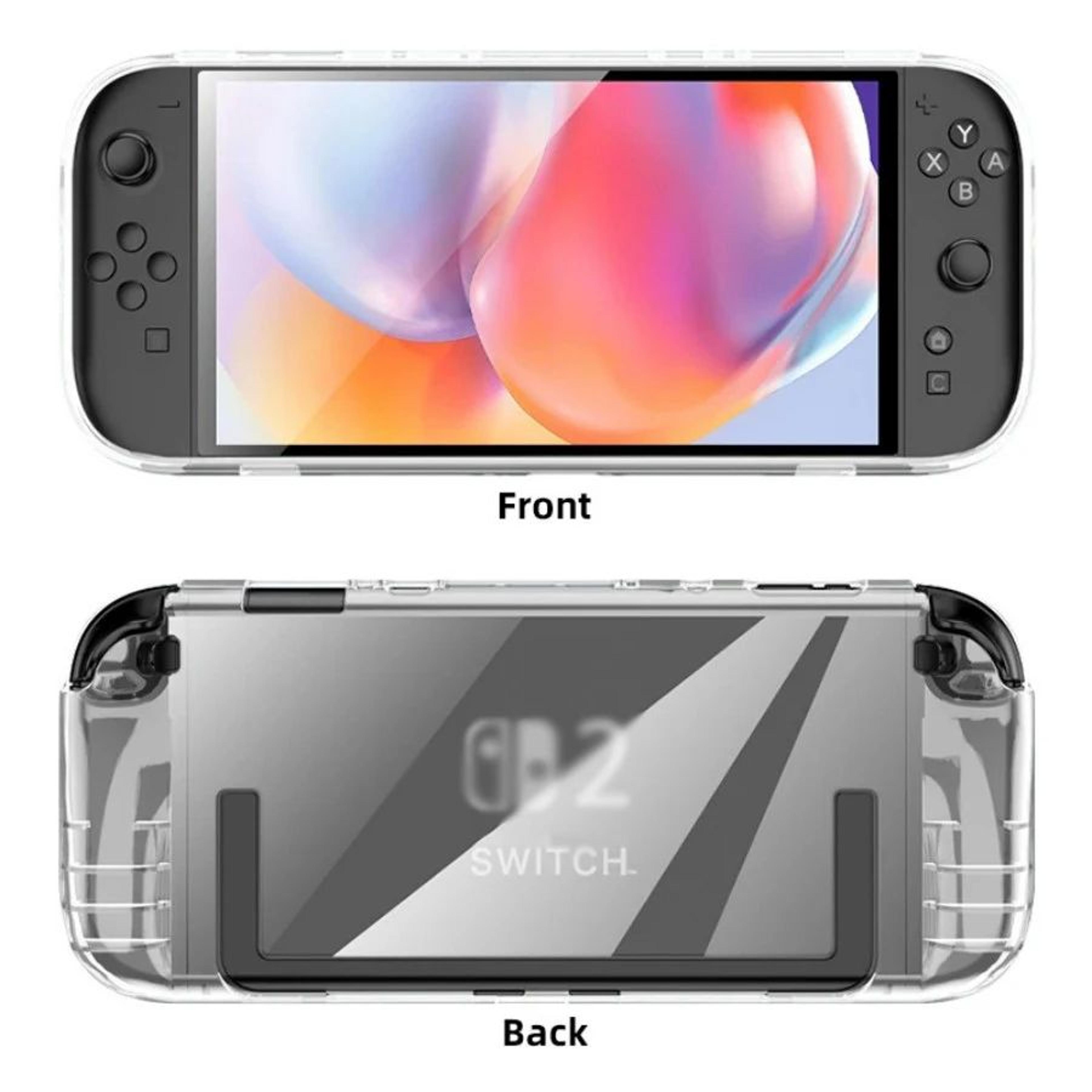 Clear TPU Protective Case For Nintendo Switch 2 5