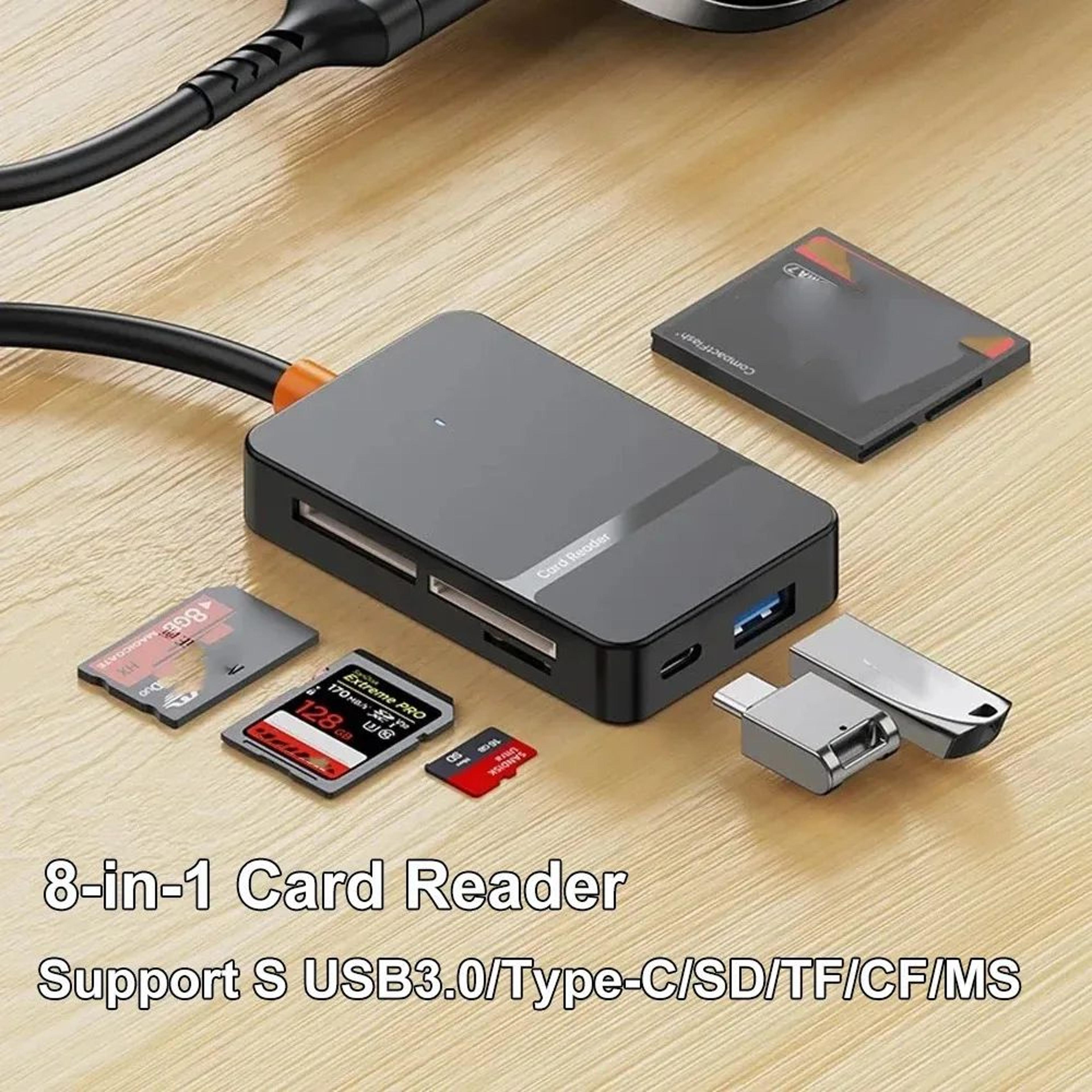 8 In 1 USB 30 Multi Card Reader Adapter 1