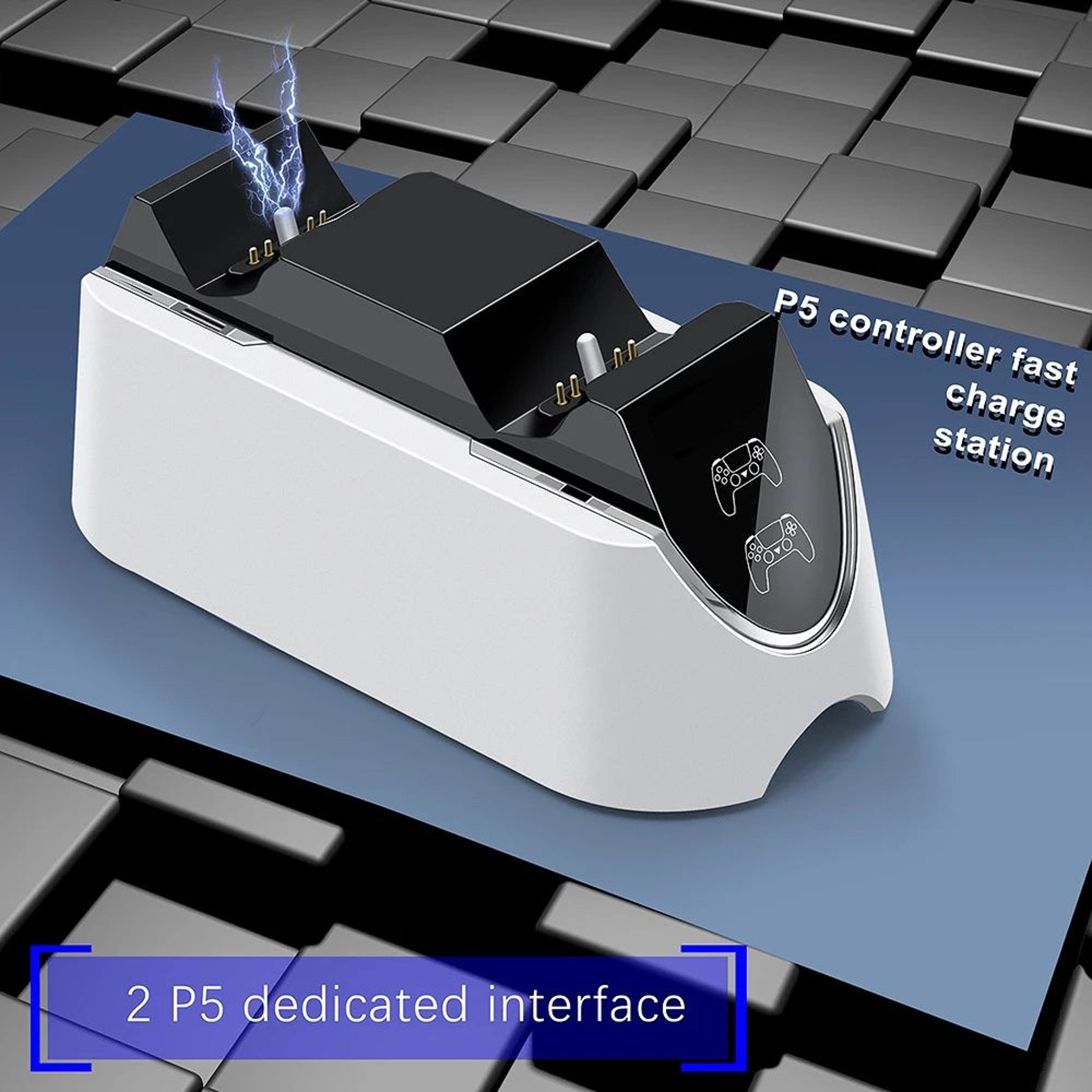 Dual Fast Charging Dock For PS5 Controllers 1