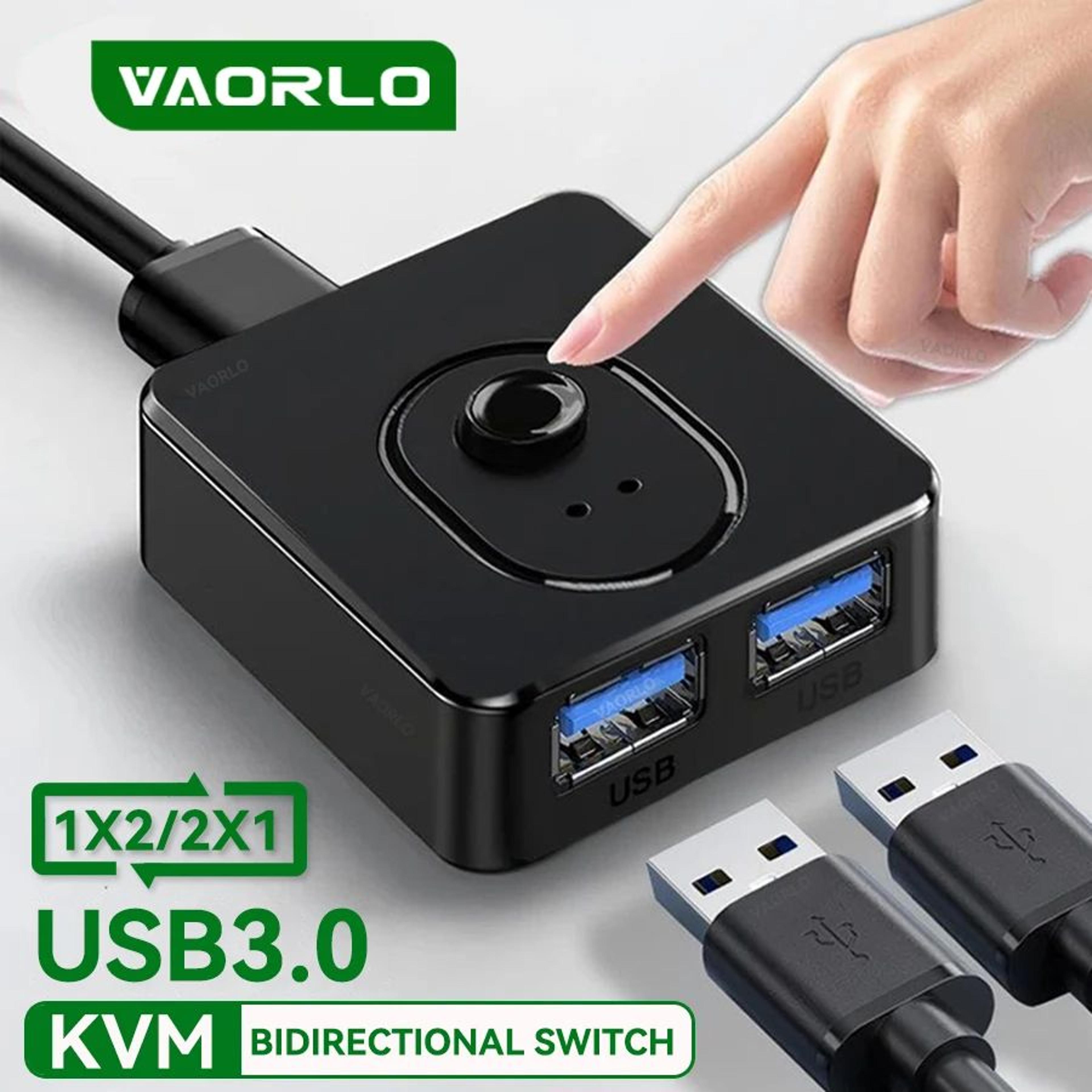 USB 30 Bidirectional KVM Switch And Sharing Hub 0