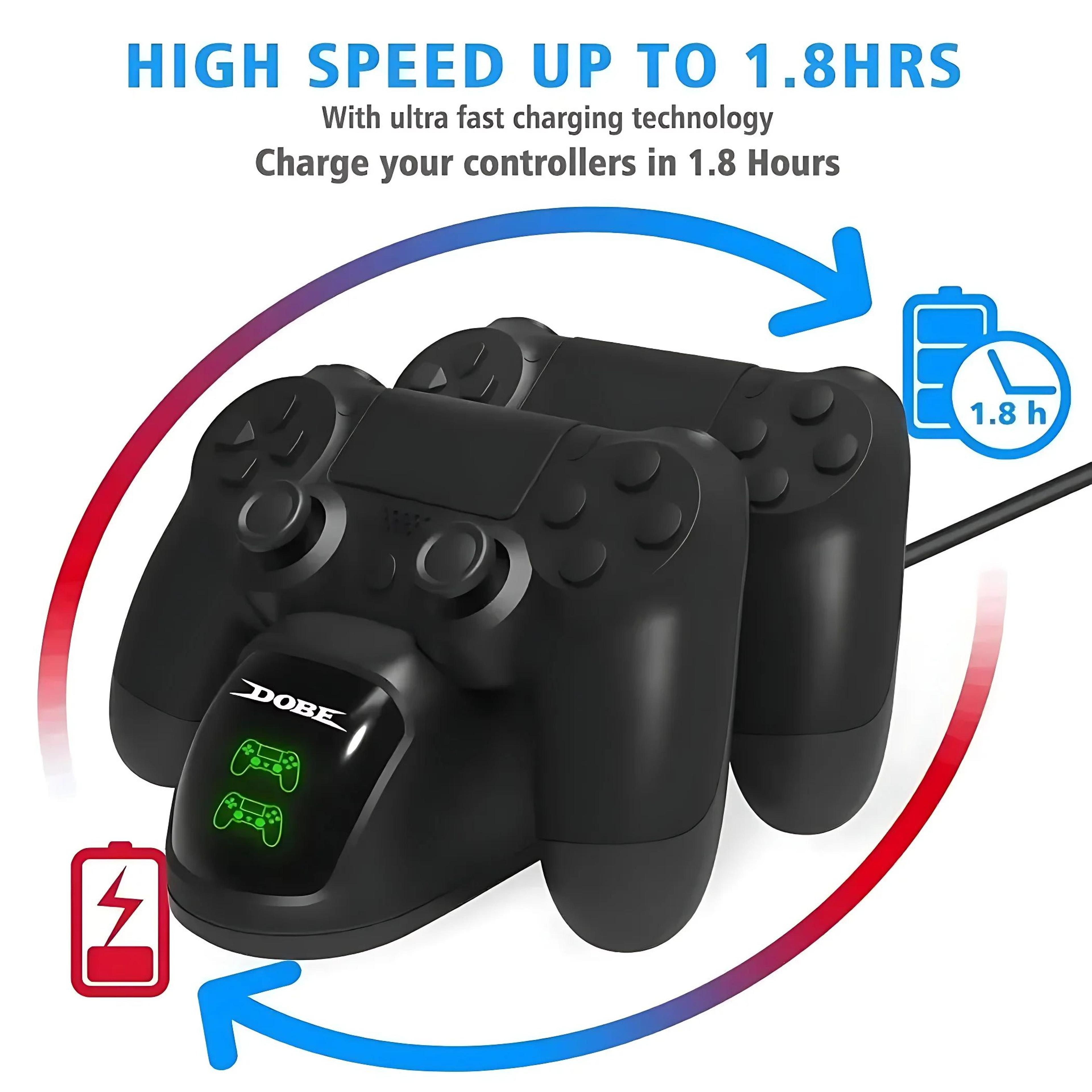 Fast Charging Dock For PS4 Game Controllers 2