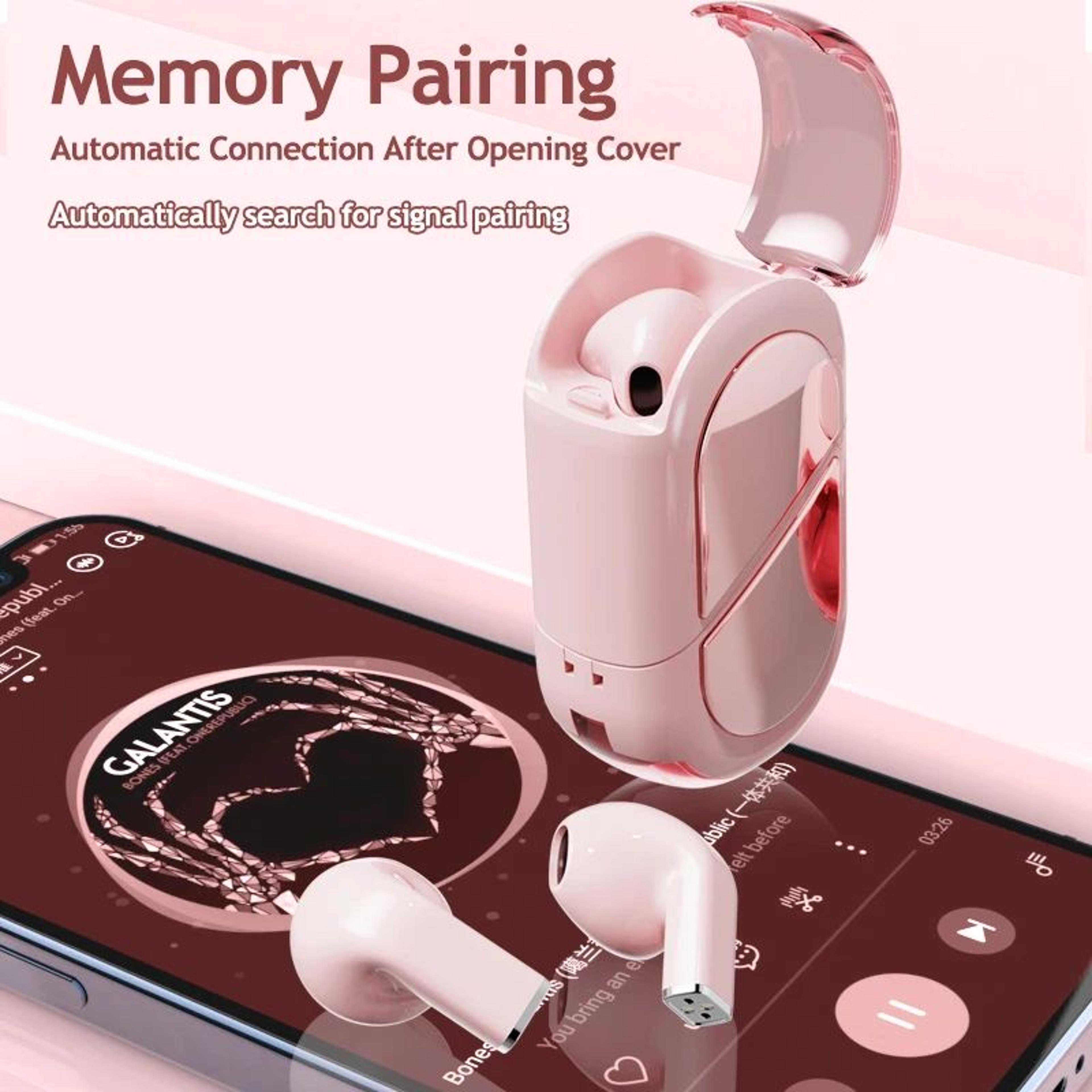 Heart Shaped Bluetooth Wireless TWS Earbuds 4