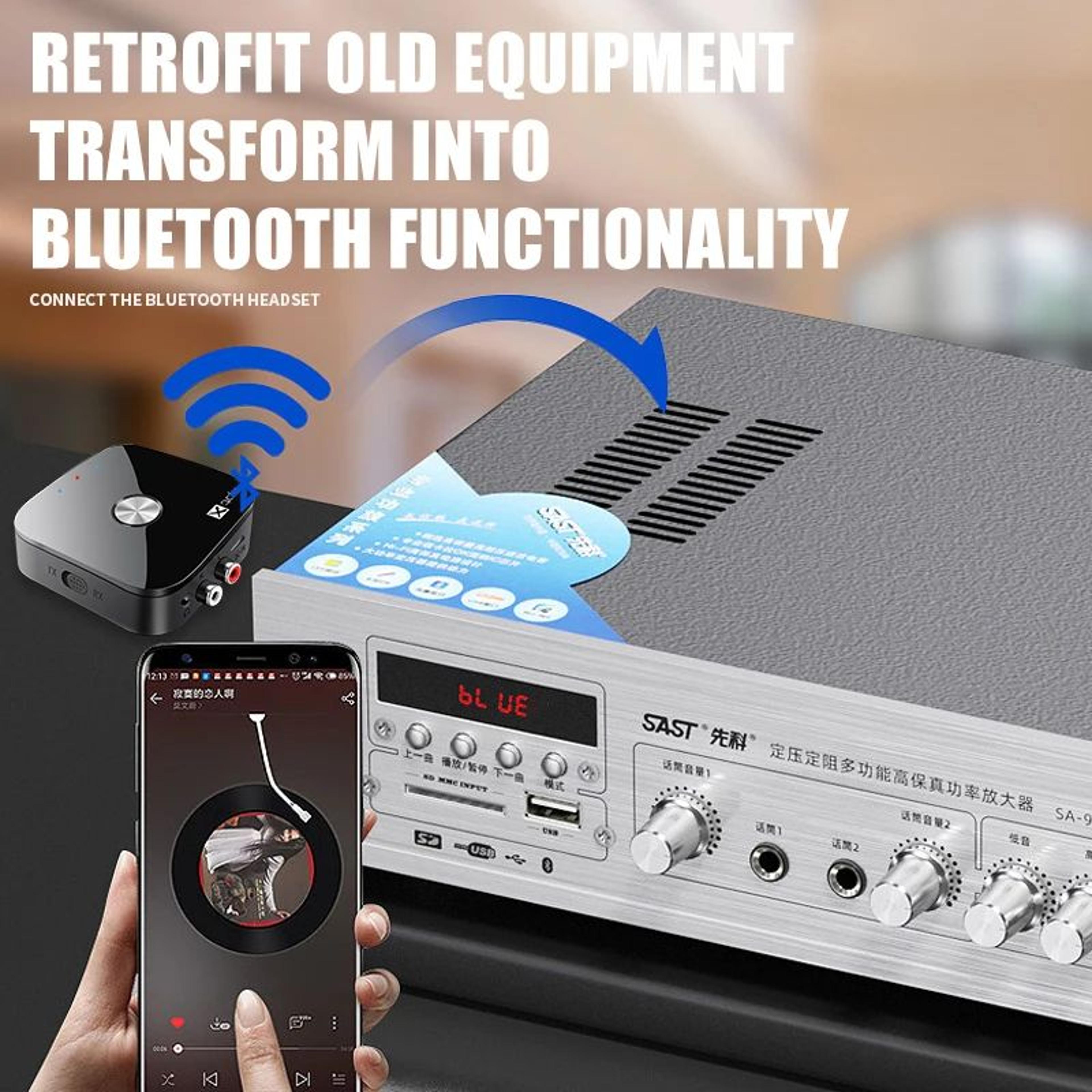 2 In 1 AptX Bluetooth Audio Transmitter Receiver 1