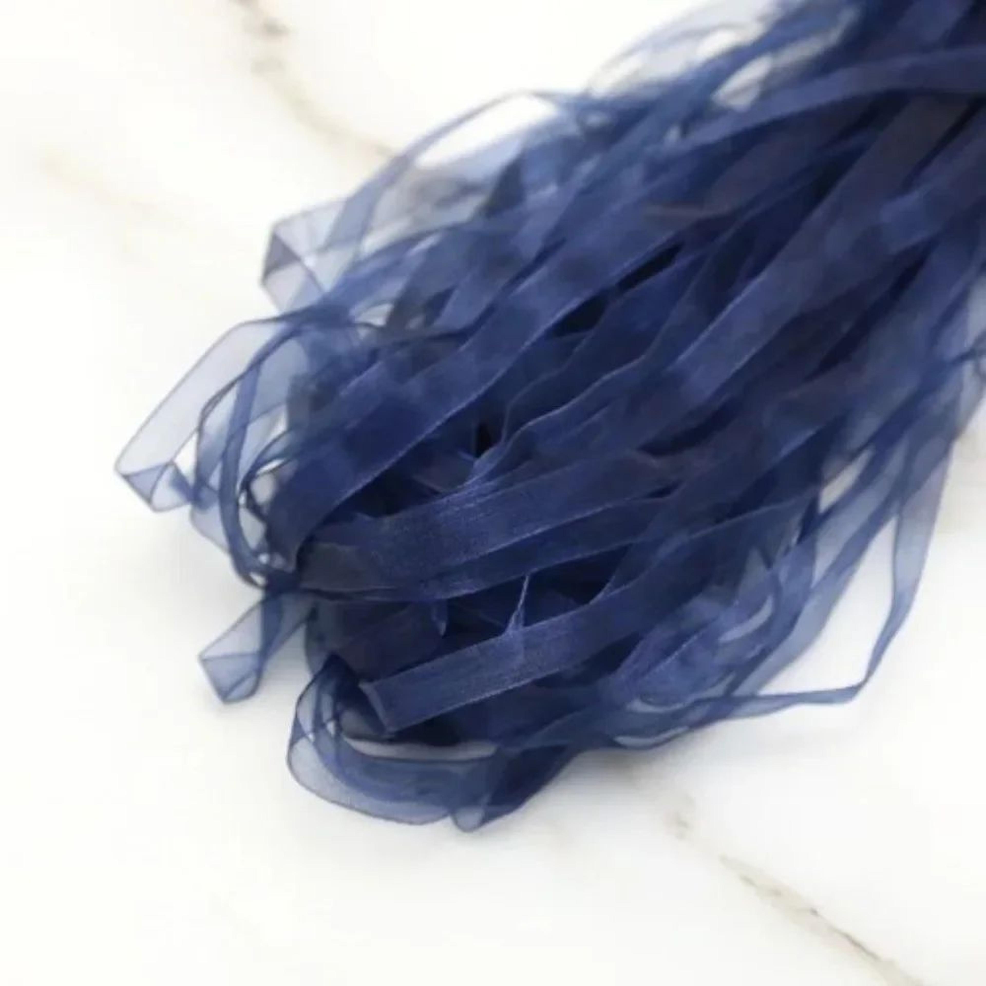 10 Yards Pleated Chiffon Fishtail Ribbon Trim 24