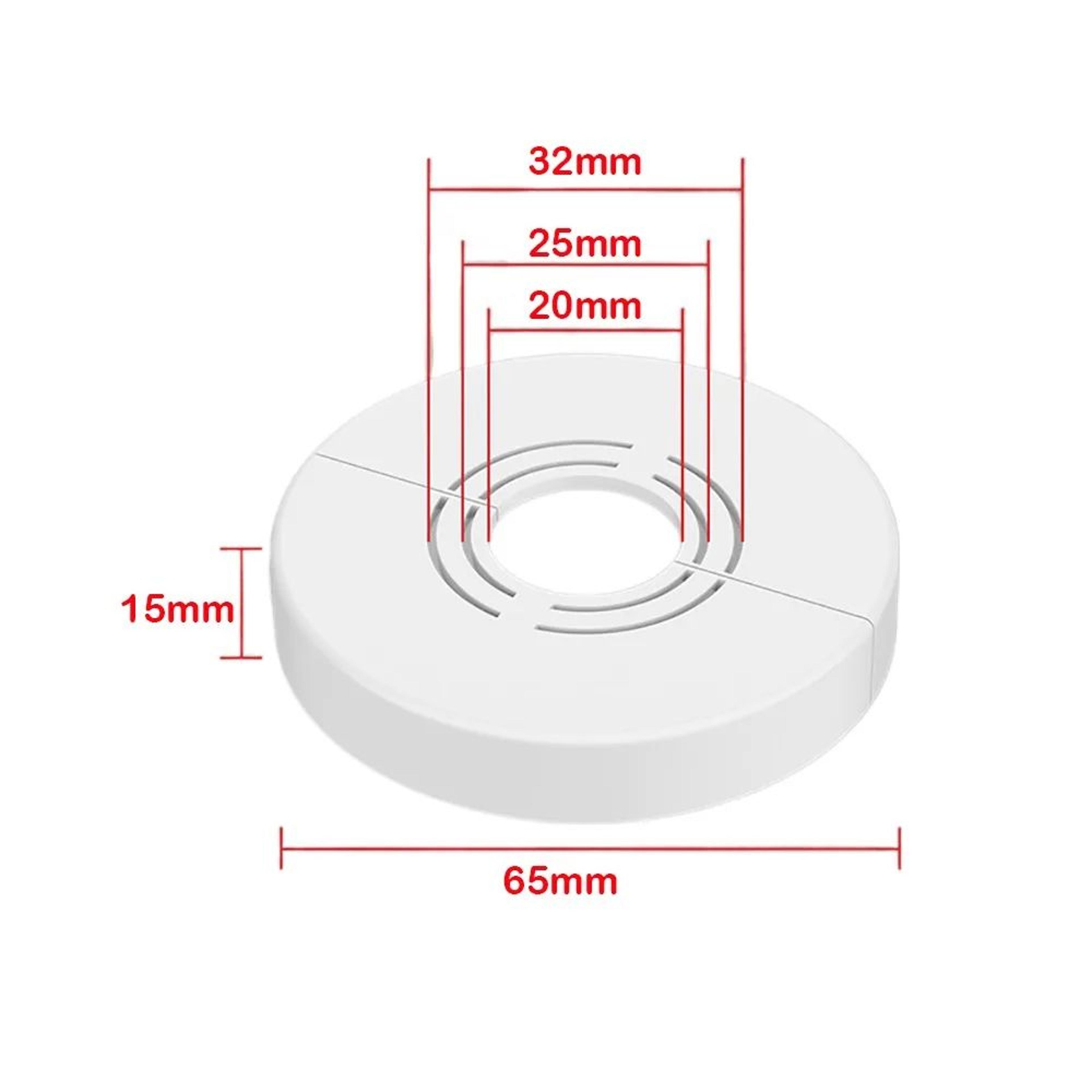 Adjustable ABS Shower Faucet Wall Flange Cover 17