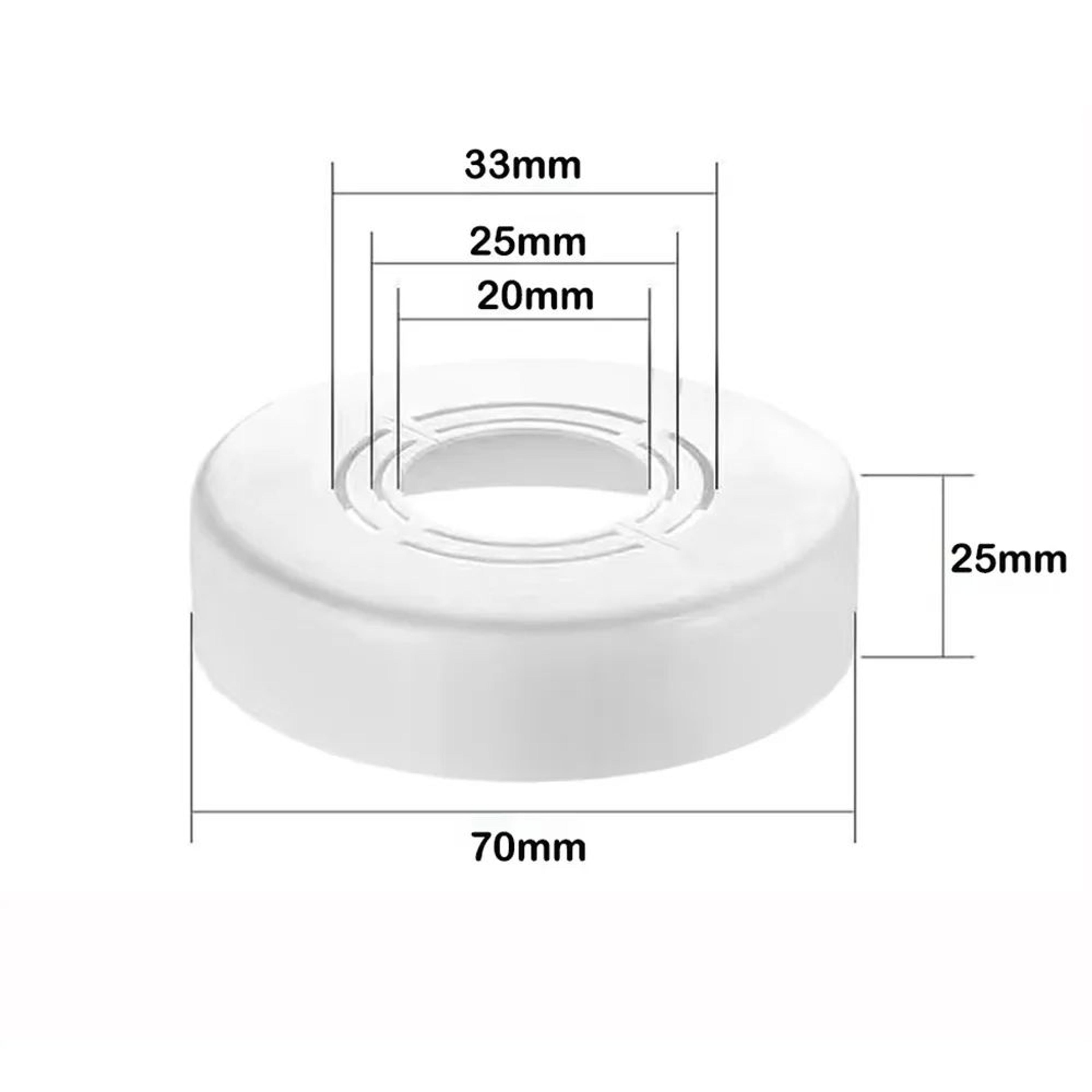 Adjustable ABS Shower Faucet Wall Flange Cover 19