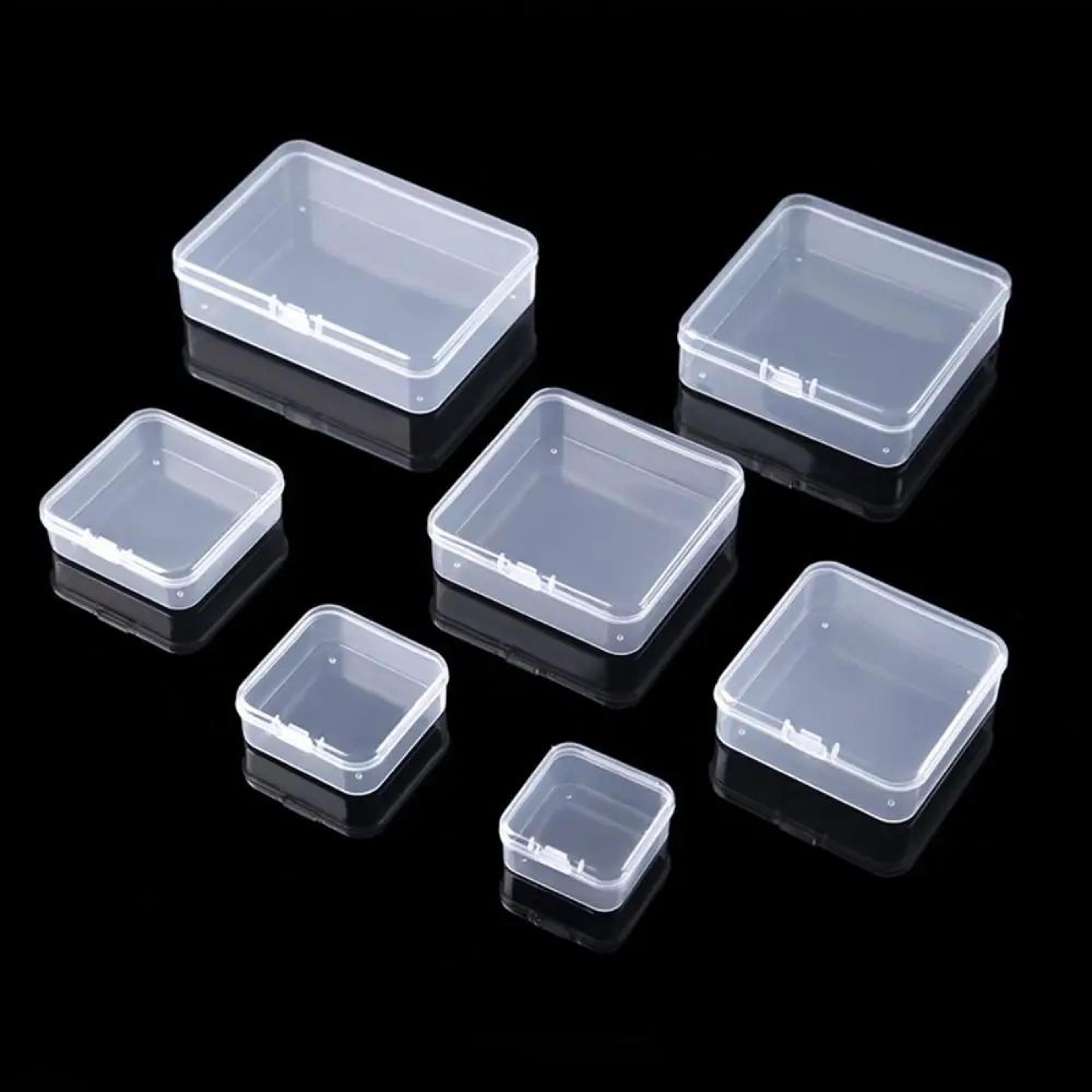 Transparent Square Small Items Storage Organizer Box 1