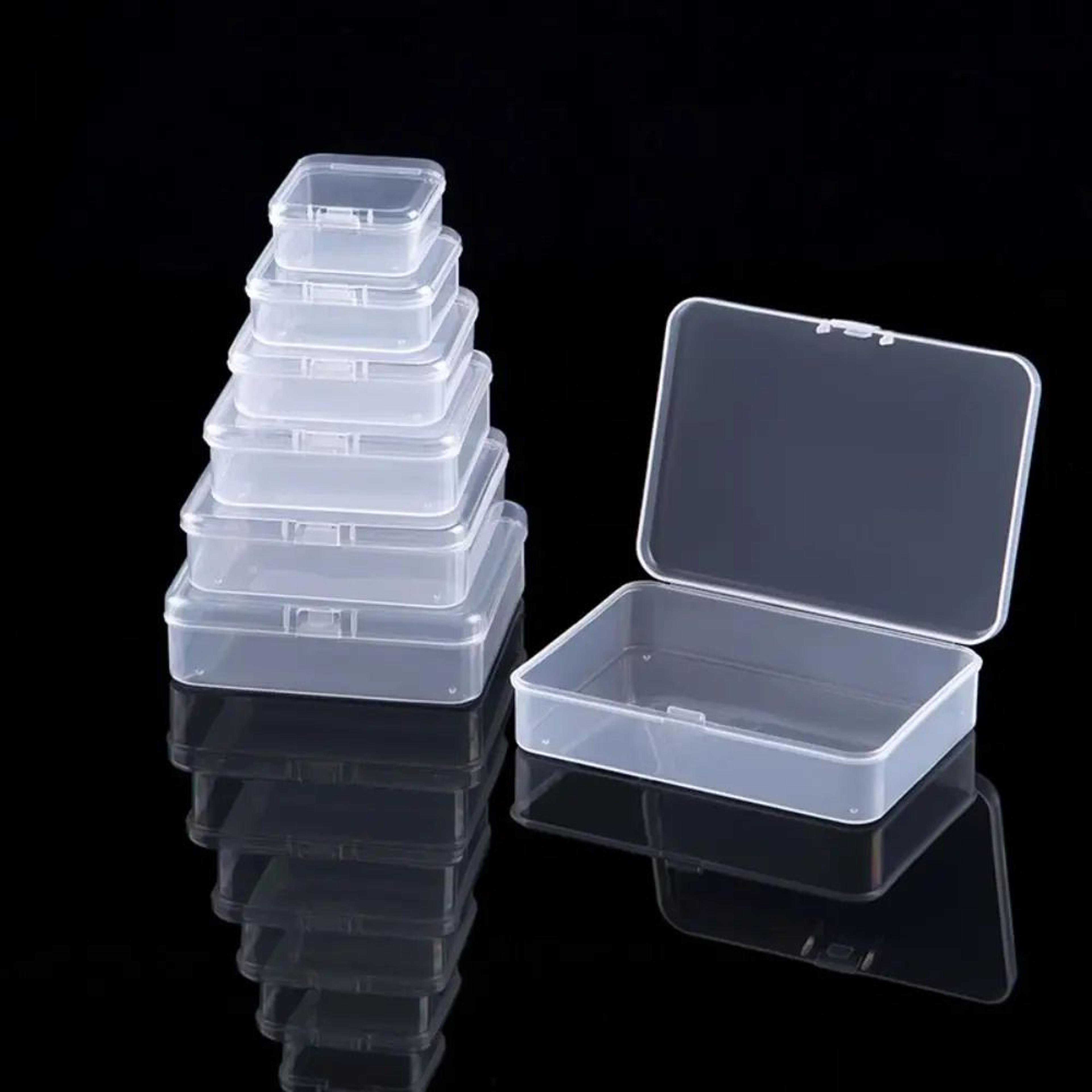 Transparent Square Small Items Storage Organizer Box 2