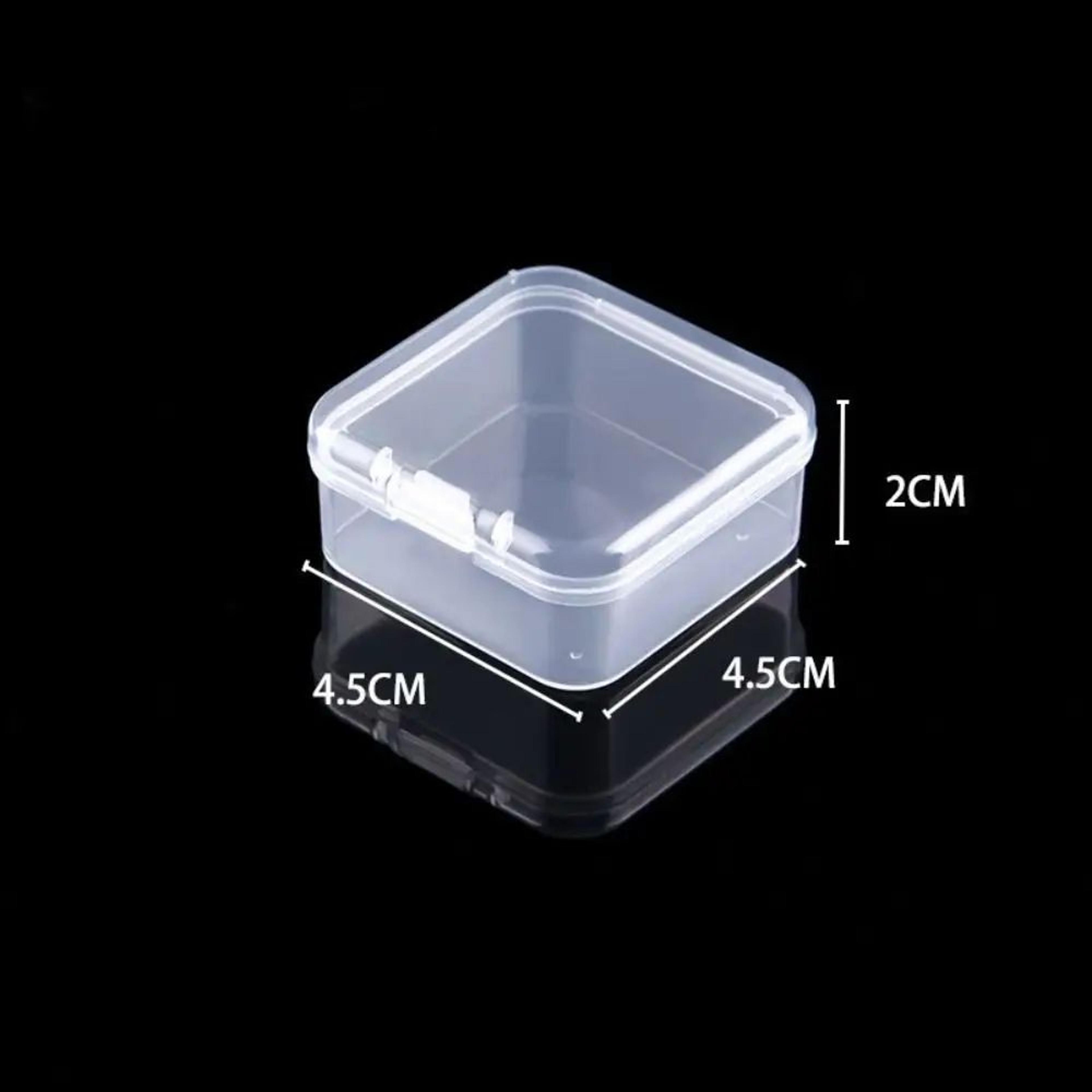Transparent Square Small Items Storage Organizer Box 3