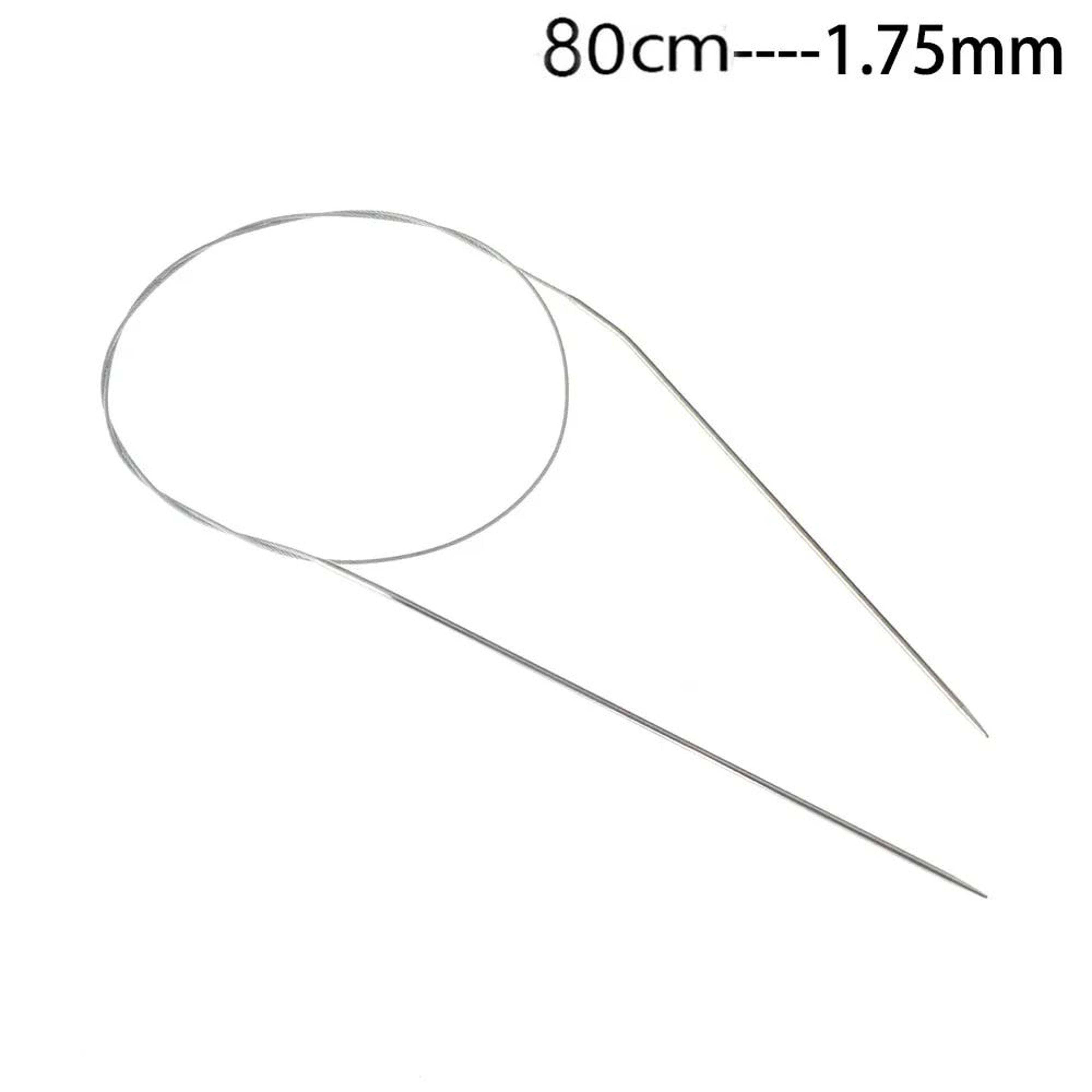 Stainless Steel Circular Knitting Needles For DIY Weaving Crafts 16