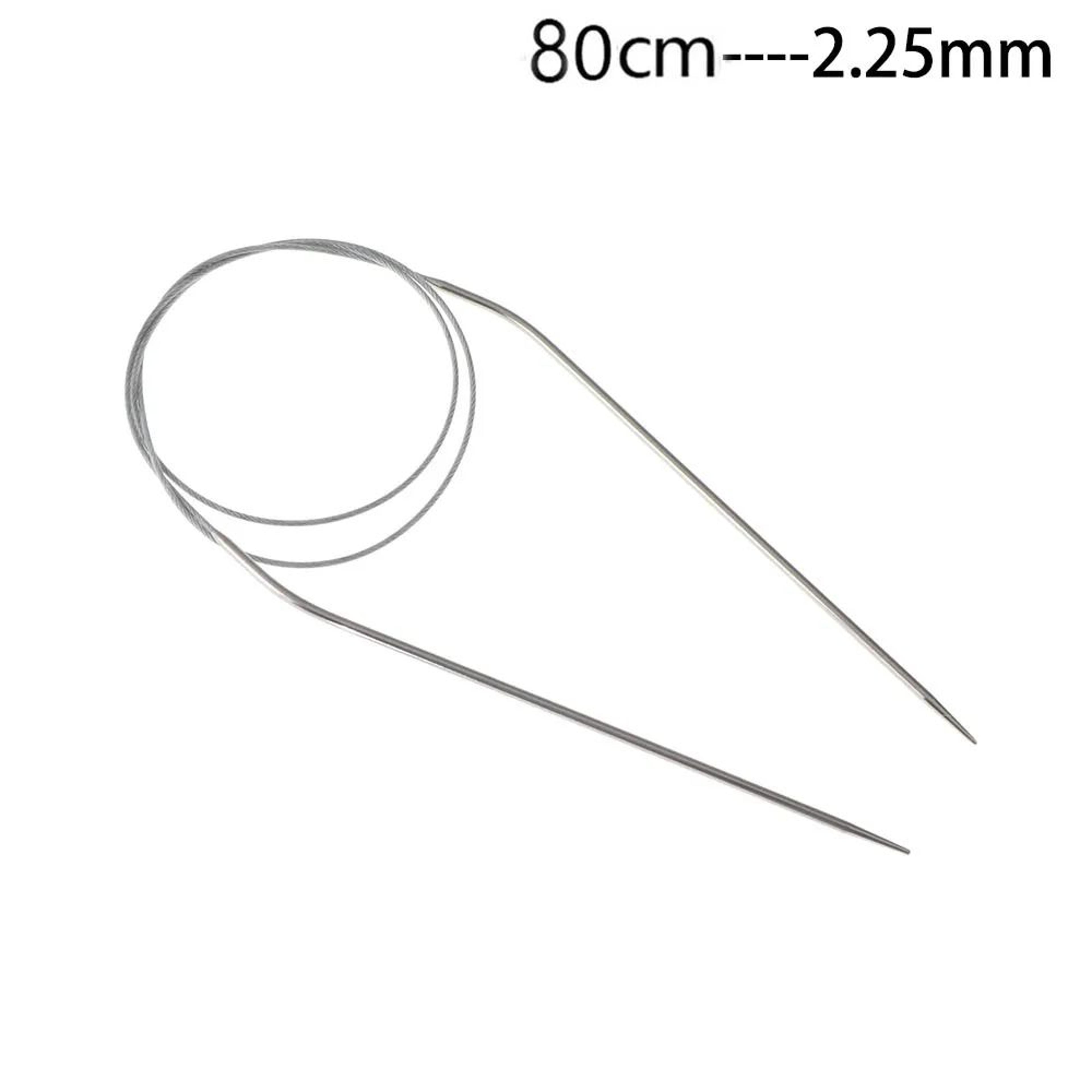 Stainless Steel Circular Knitting Needles For DIY Weaving Crafts 18