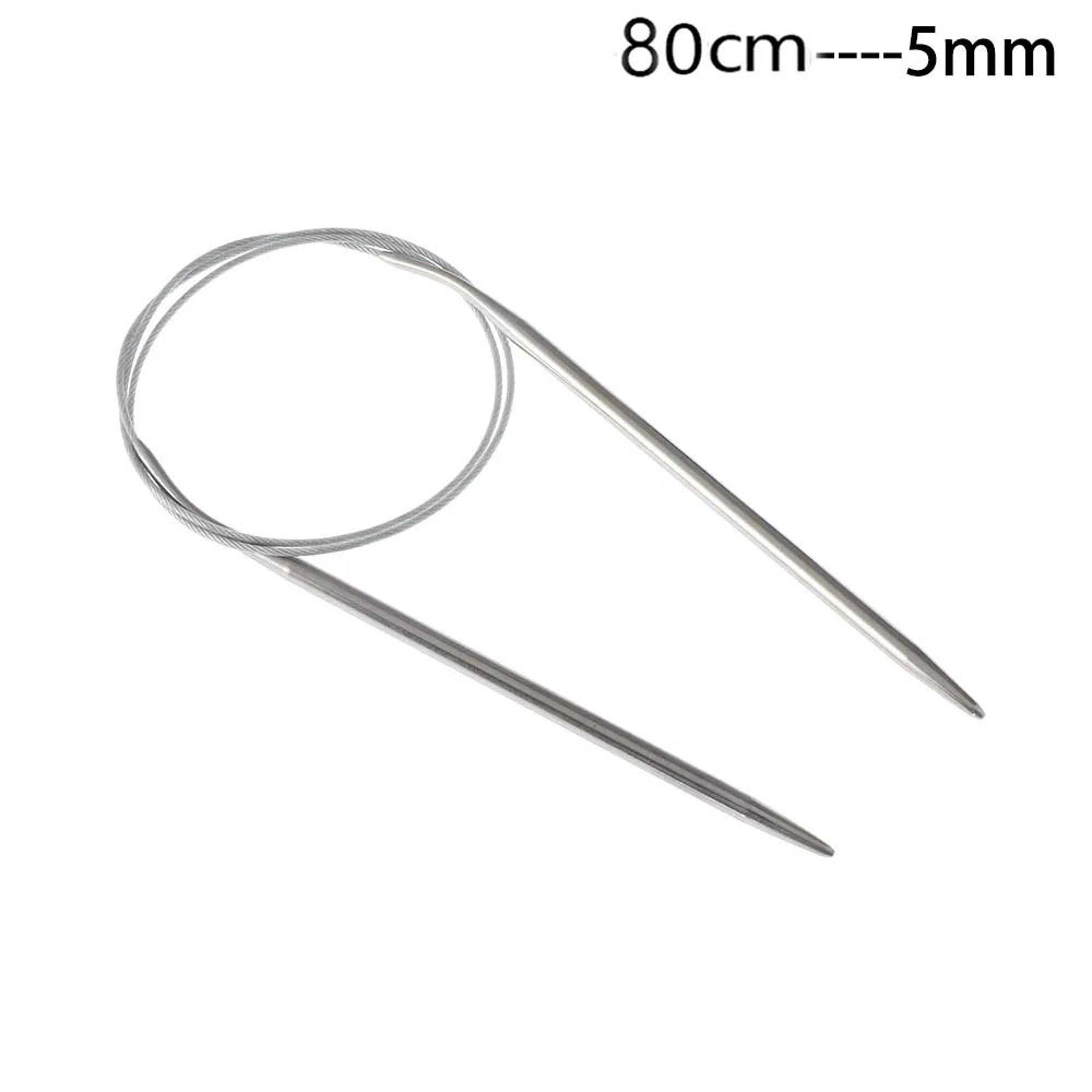 Stainless Steel Circular Knitting Needles For DIY Weaving Crafts 25