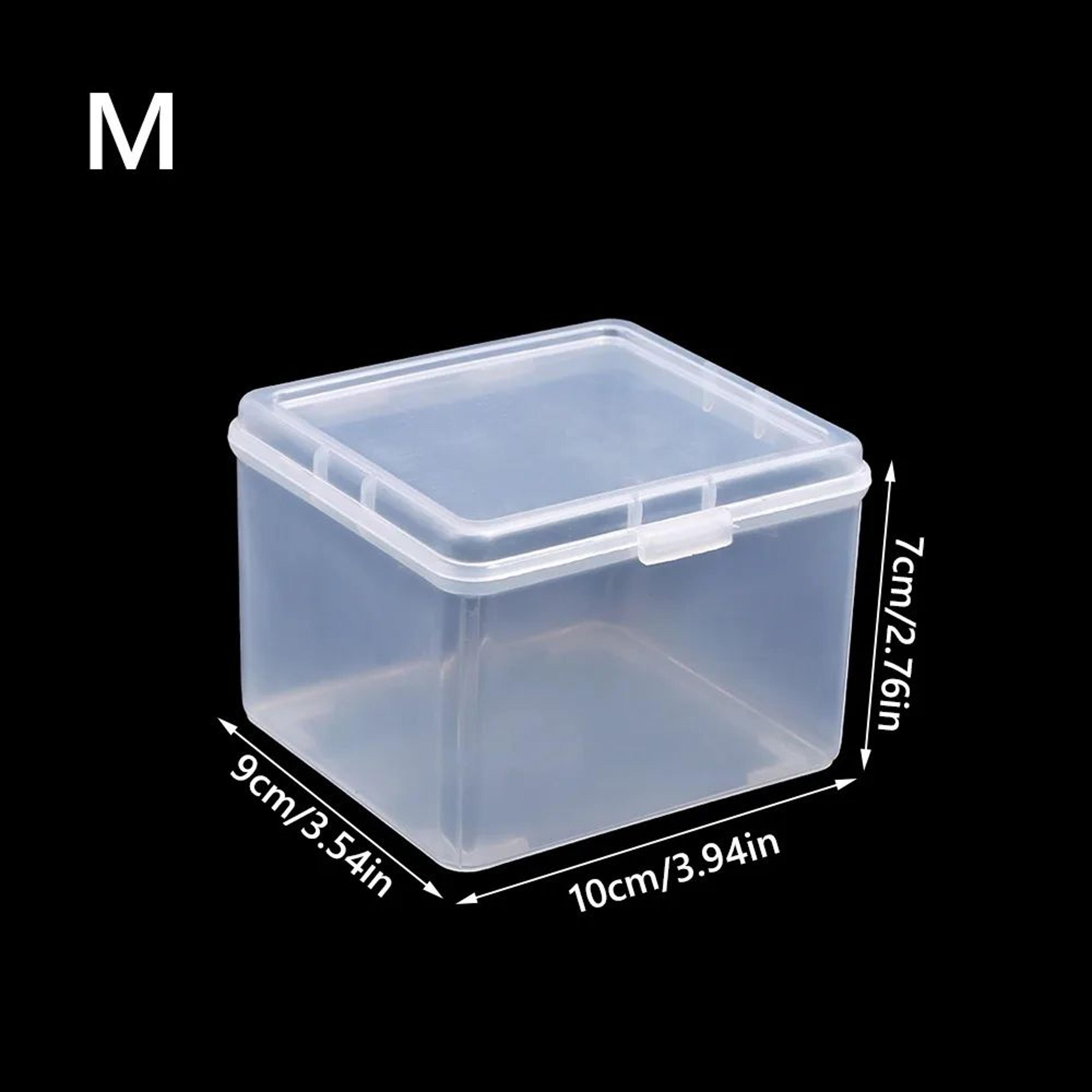 Clear Rectangular Multipurpose Storage Box For Small Essentials 7