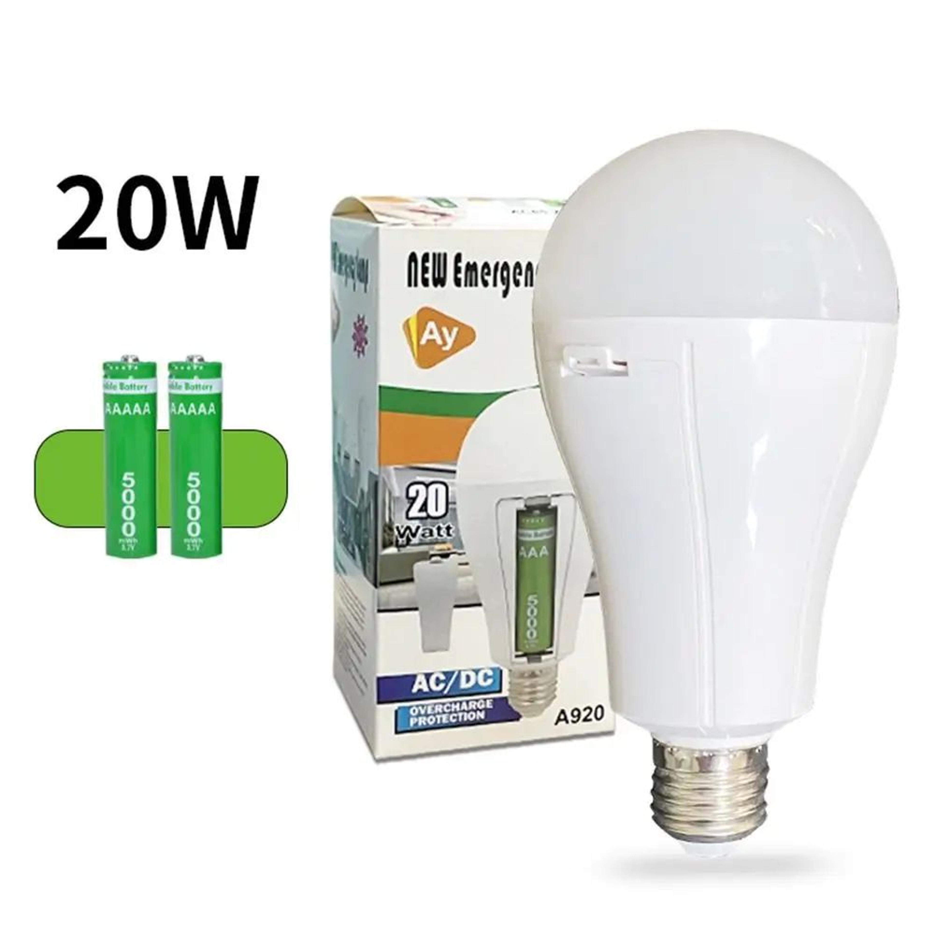 portable 20w flicker free led bulb for home and camping