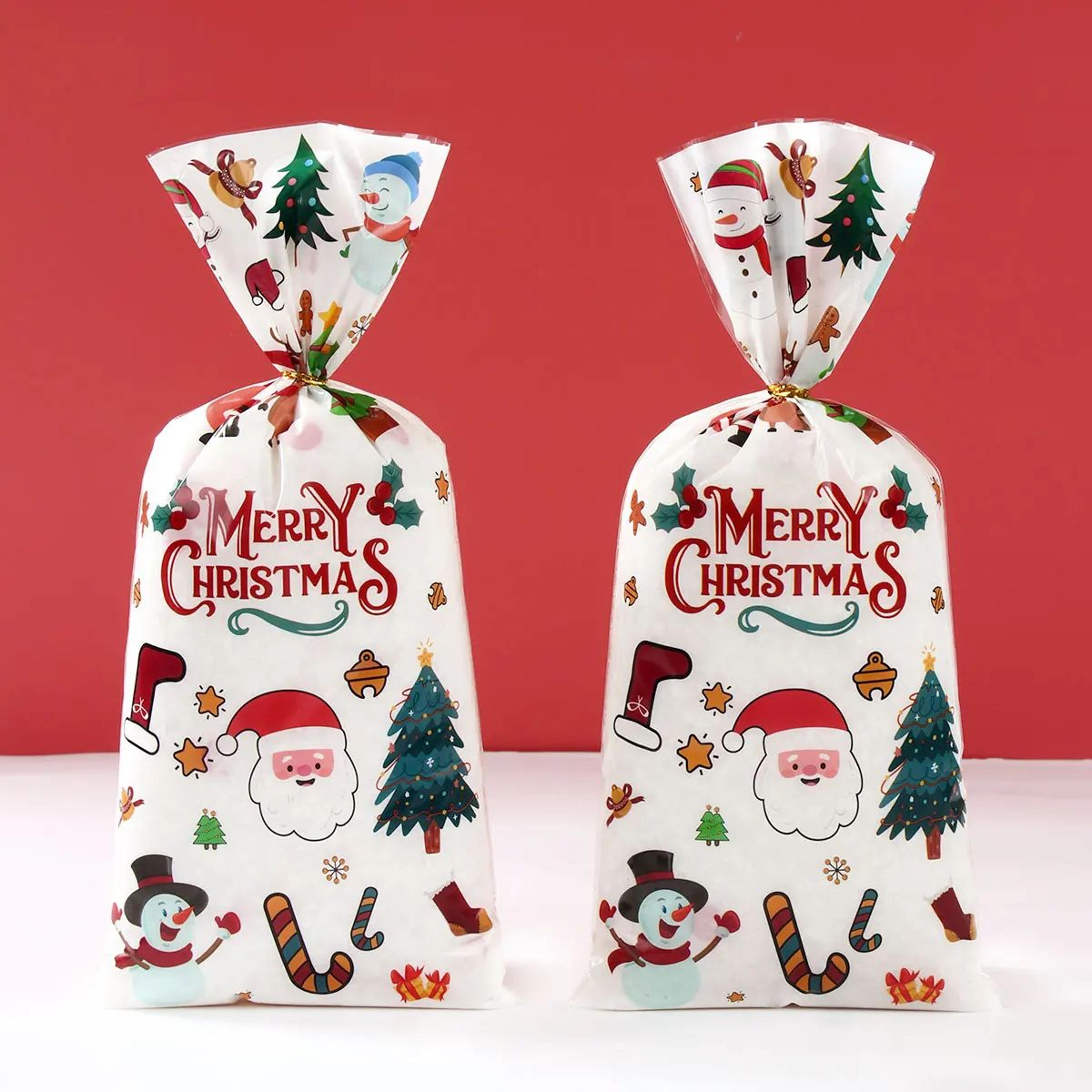 Christmas Candy Gift Bags Festive Holiday Treat Packaging 2