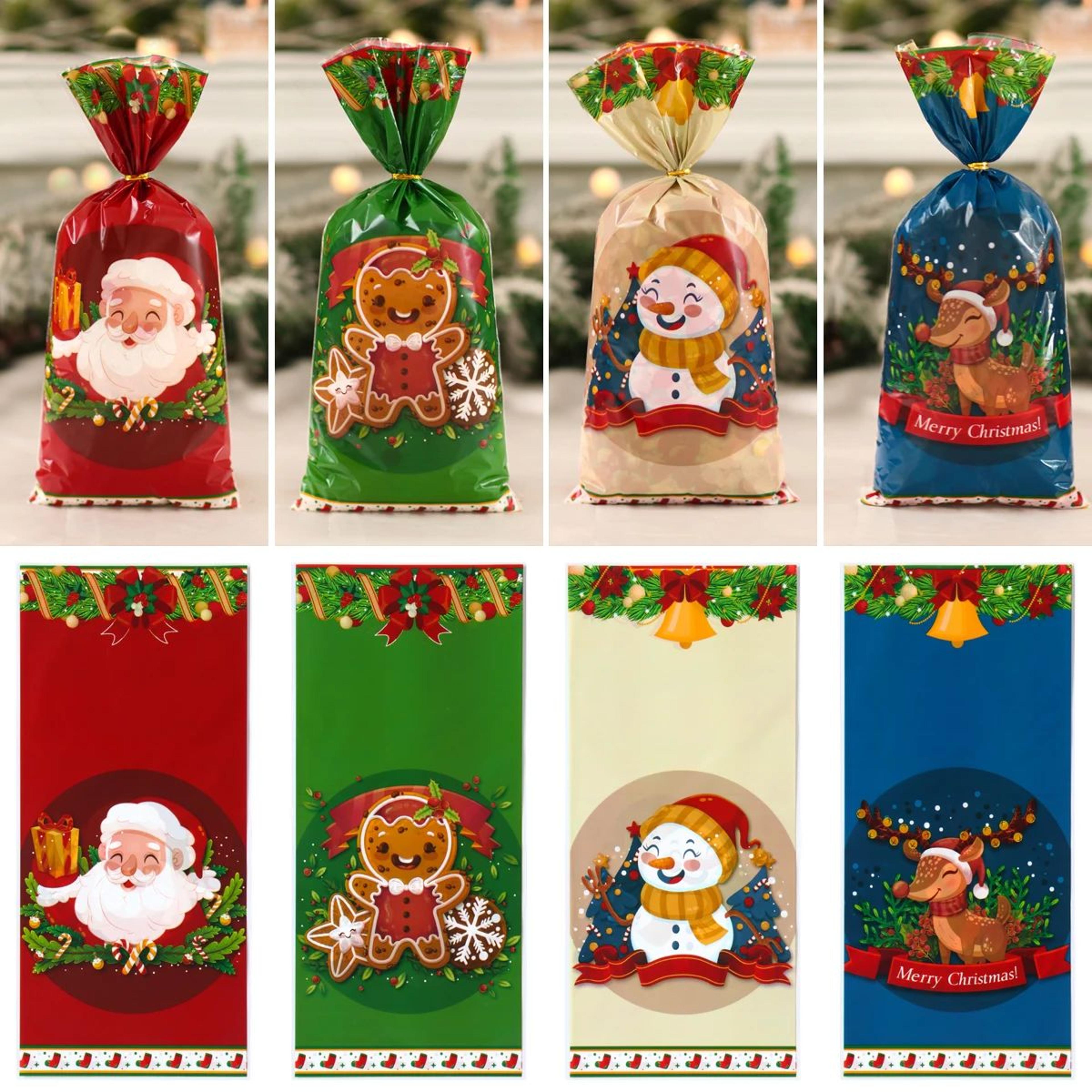 Christmas Candy Gift Bags Festive Holiday Treat Packaging 1