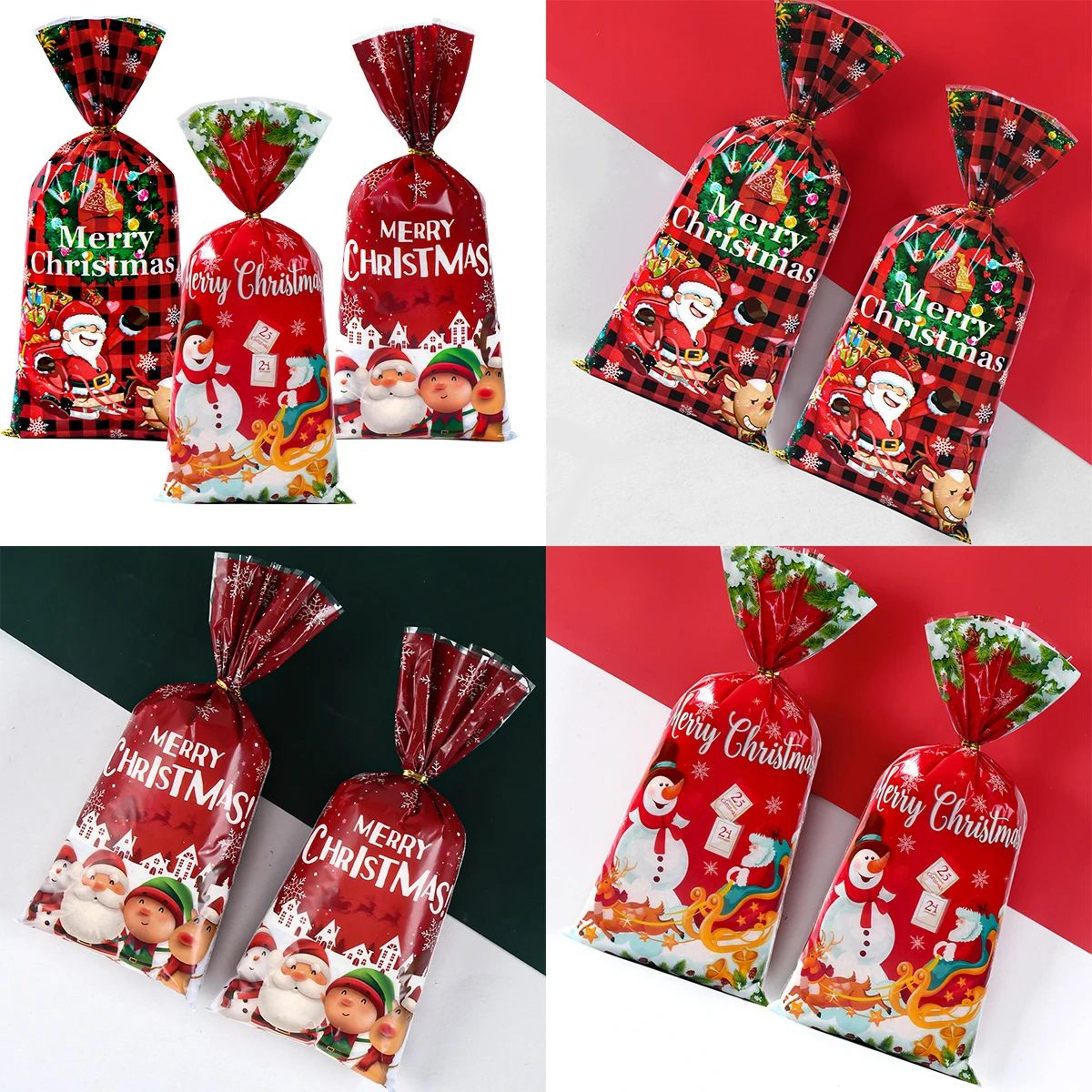 Christmas Candy Gift Bags Festive Holiday Treat Packaging 4