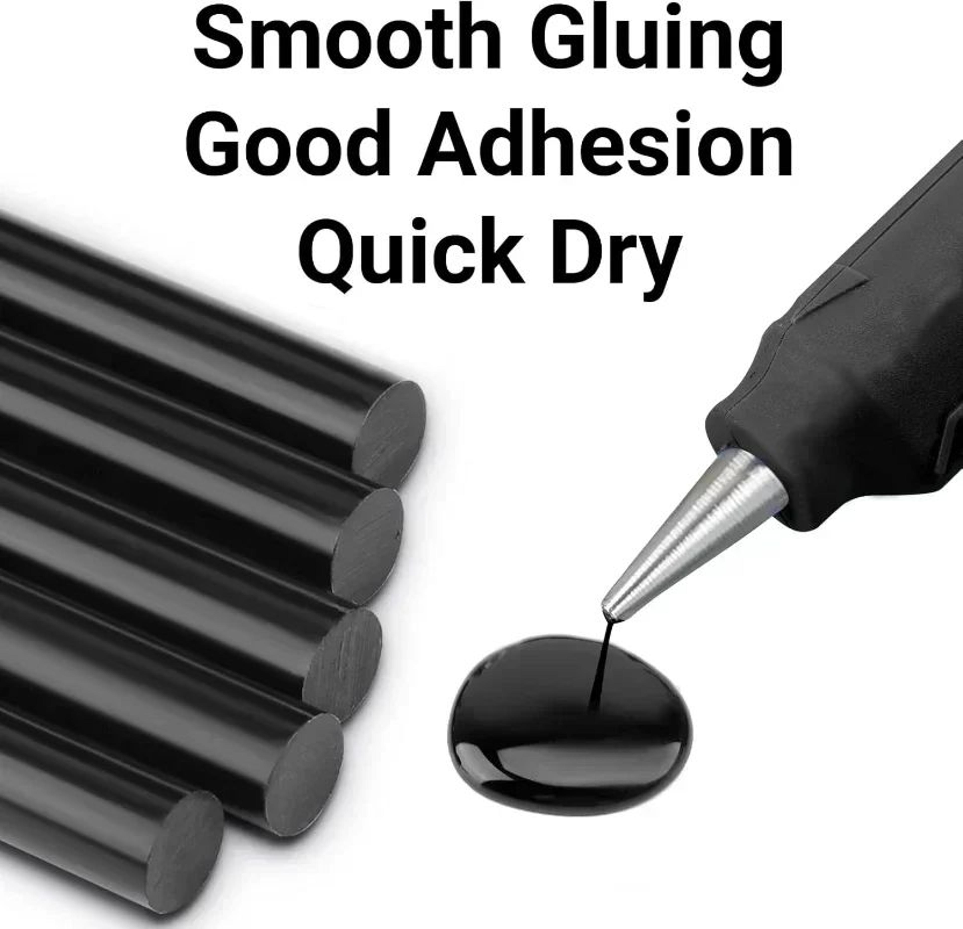 Black Hot Melt Glue Sticks For DIY Crafts And General Repairs 4