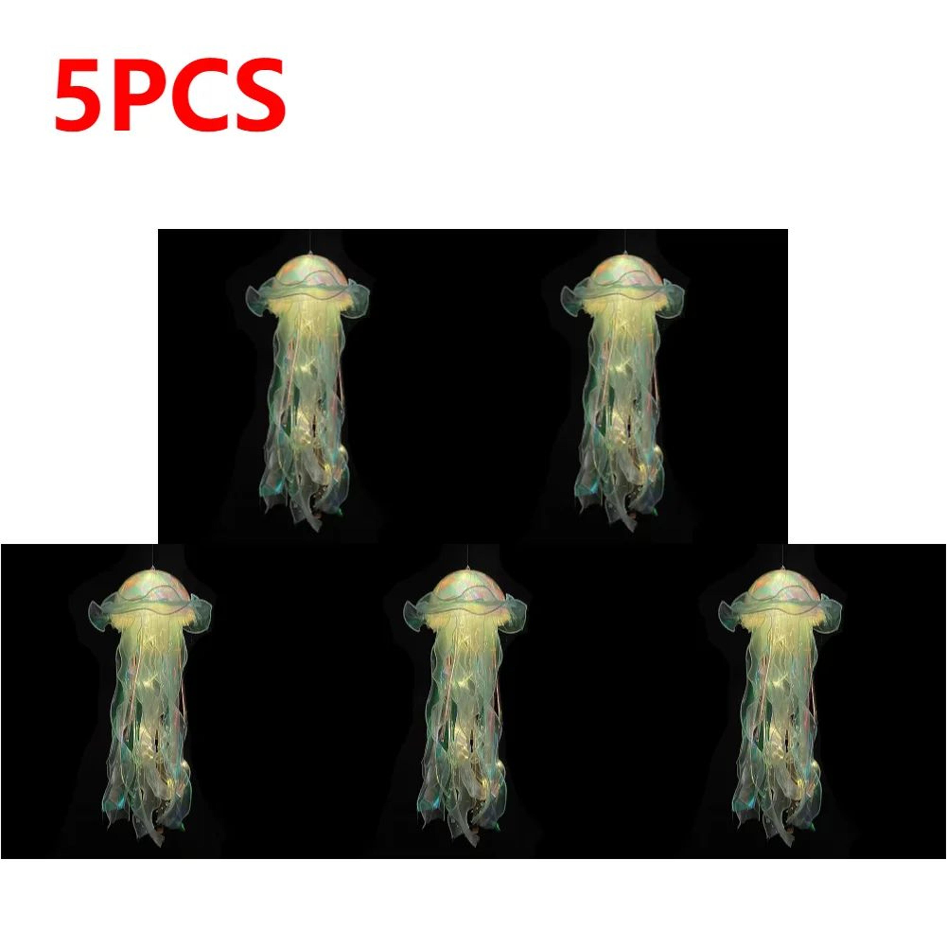 Colorful Gradient Jellyfish LED Hanging Night Light 17