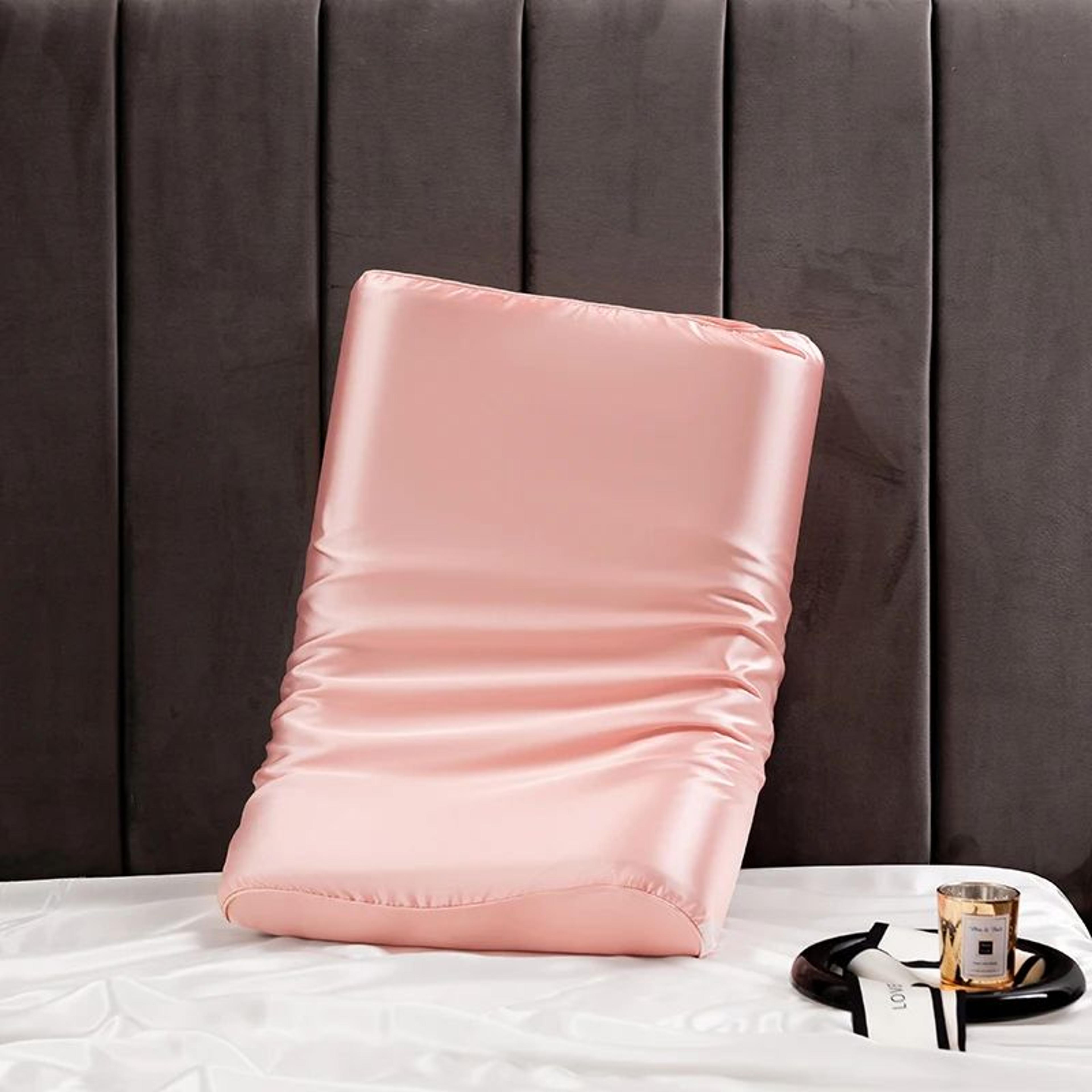Satin Silk Pillowcase For Memory Foam And Latex Pillows 11