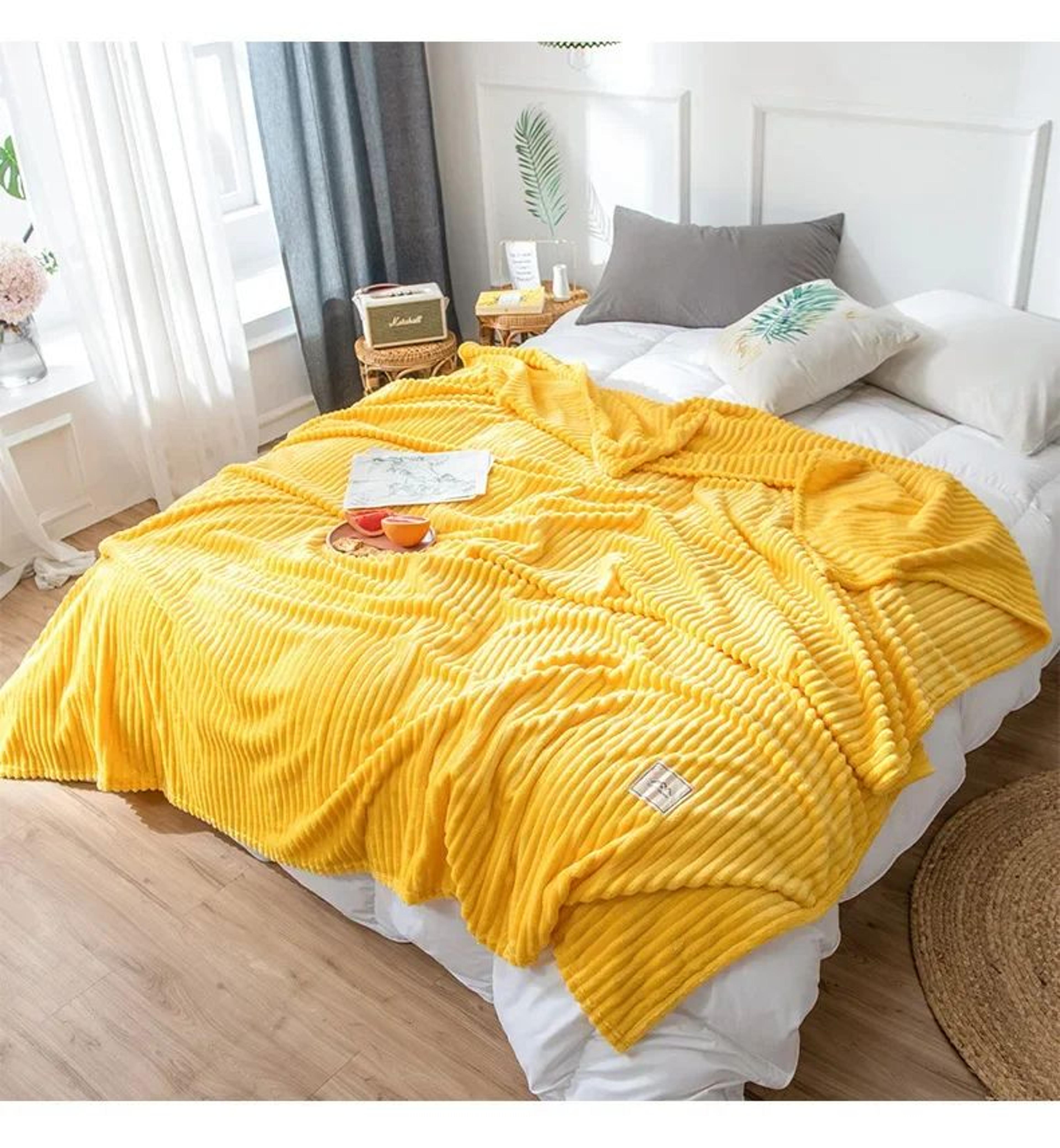 Patterned Soft Hugging Throw Blanket For Sofa Bed And Couch 6