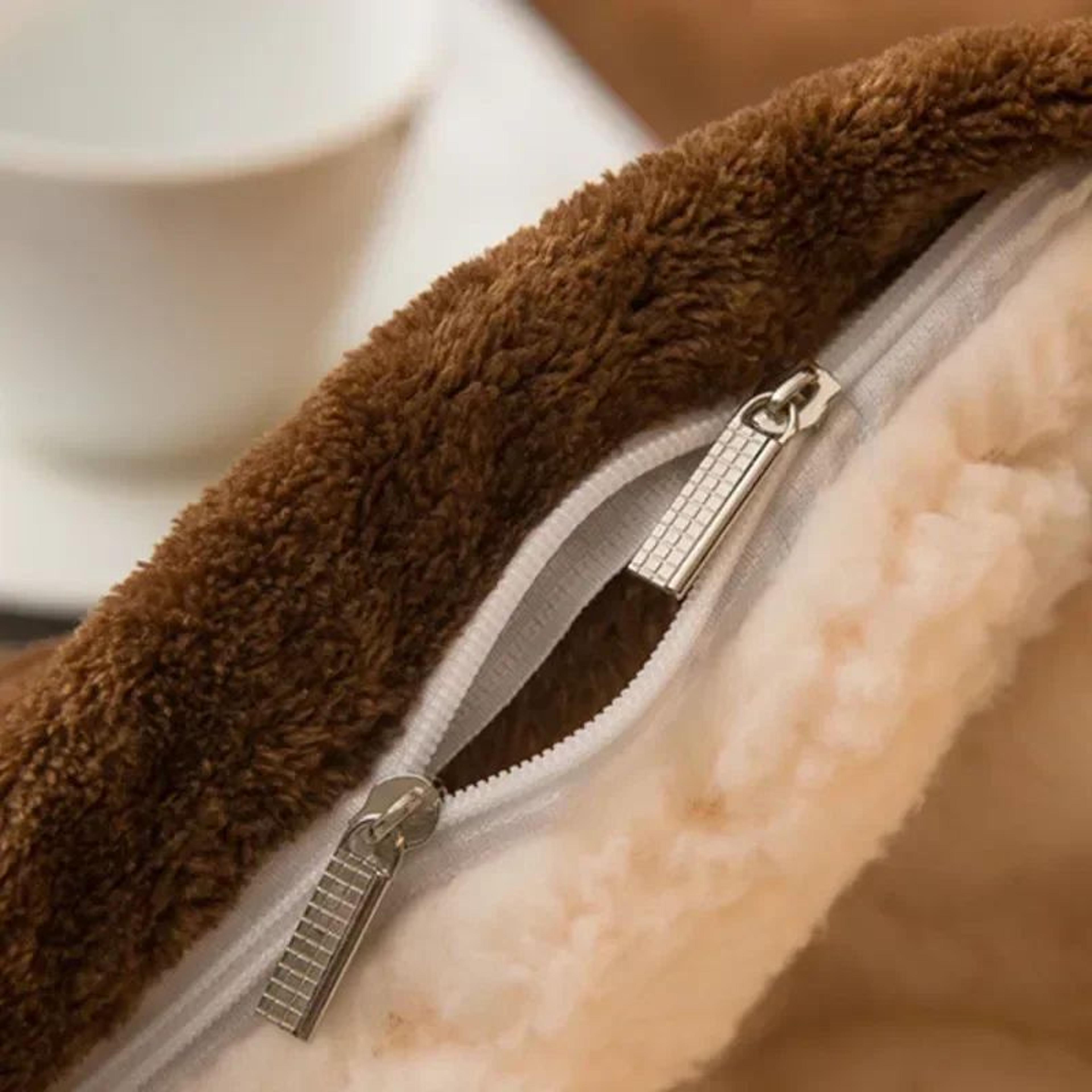 Double Sided Wool Throw Blanket Warm Winter Bedspread 4