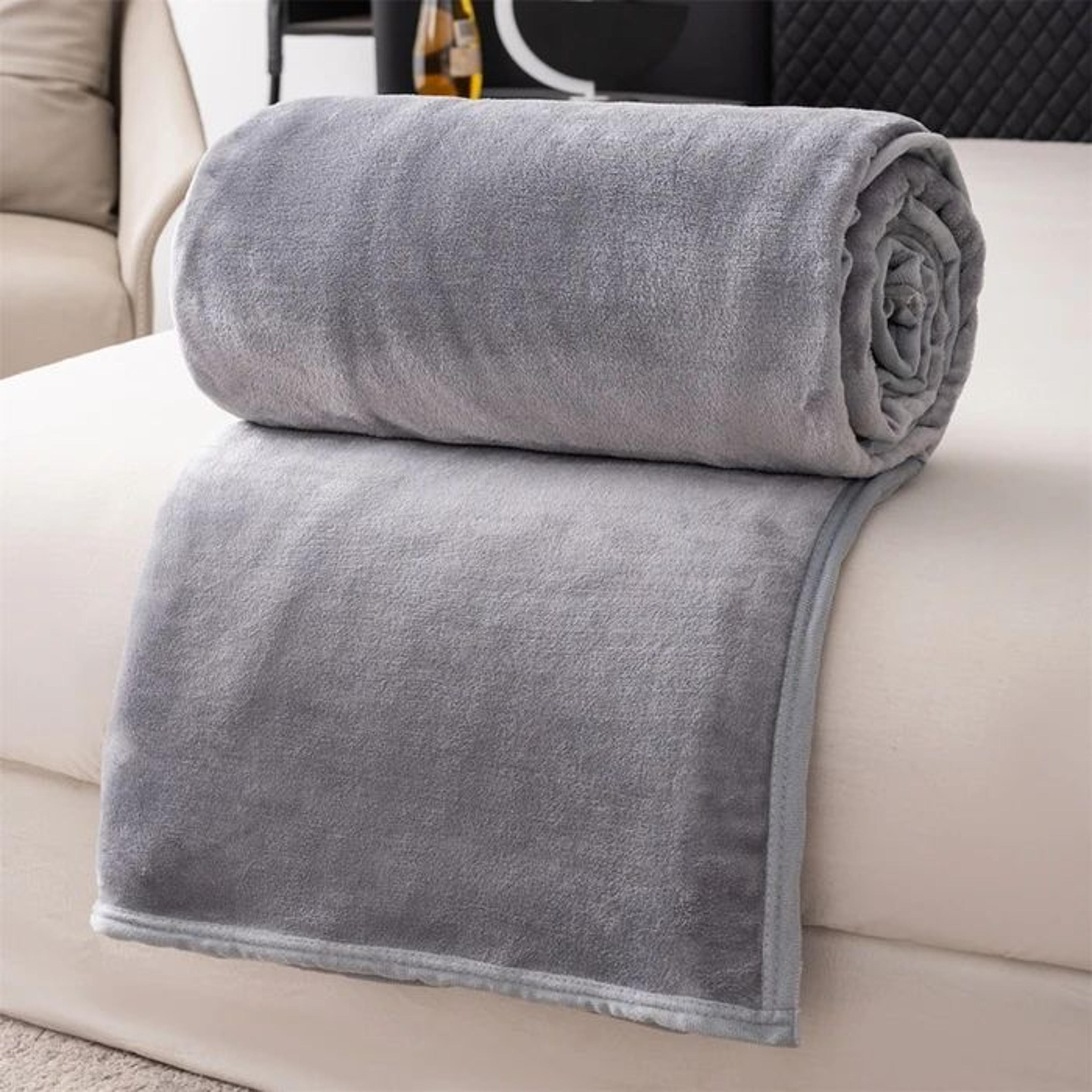 Extra Soft Flannel Throw Blanket For Sofa Bed And Travel 6
