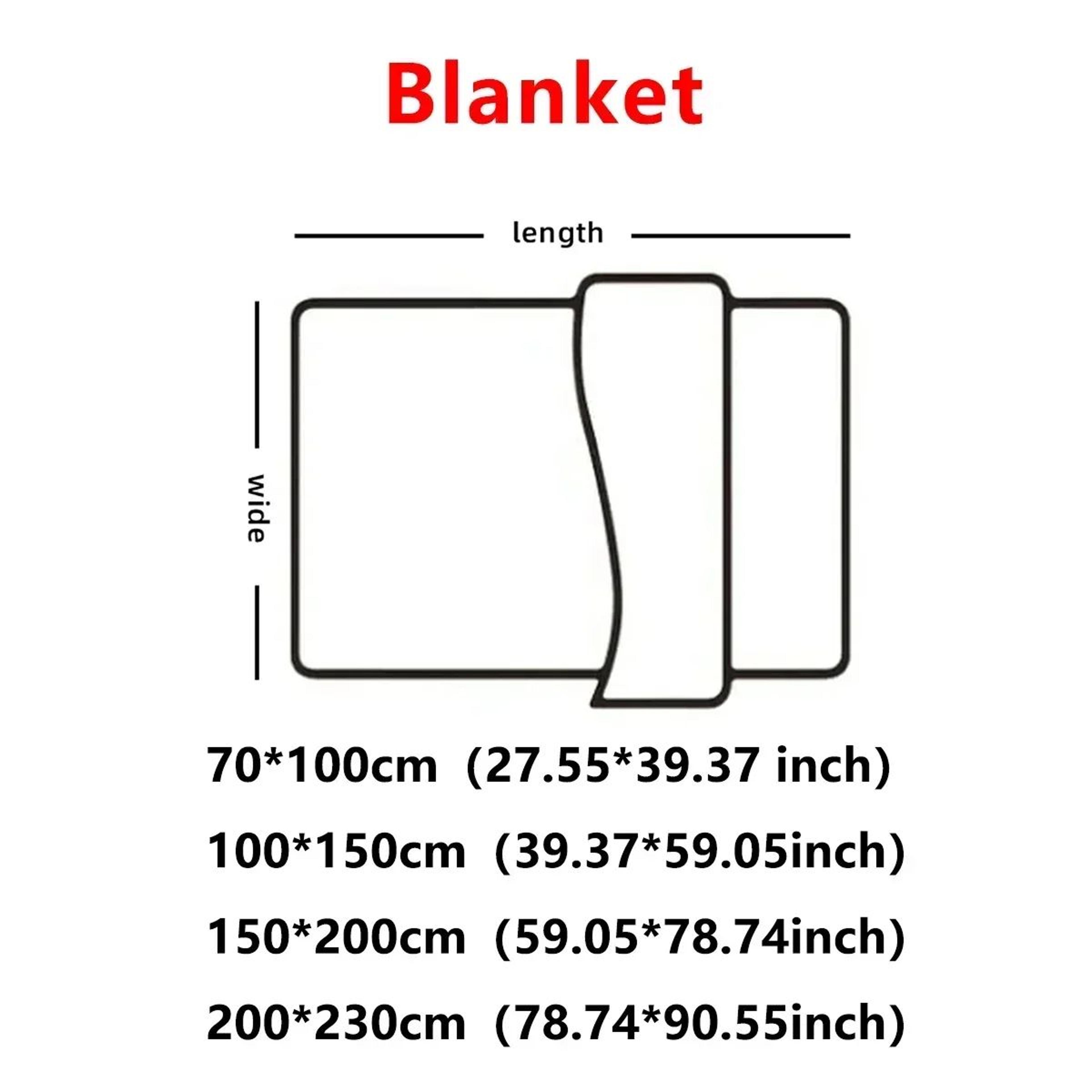 Thick Wide Striped Multifunctional Bed And Sofa Blanket 5