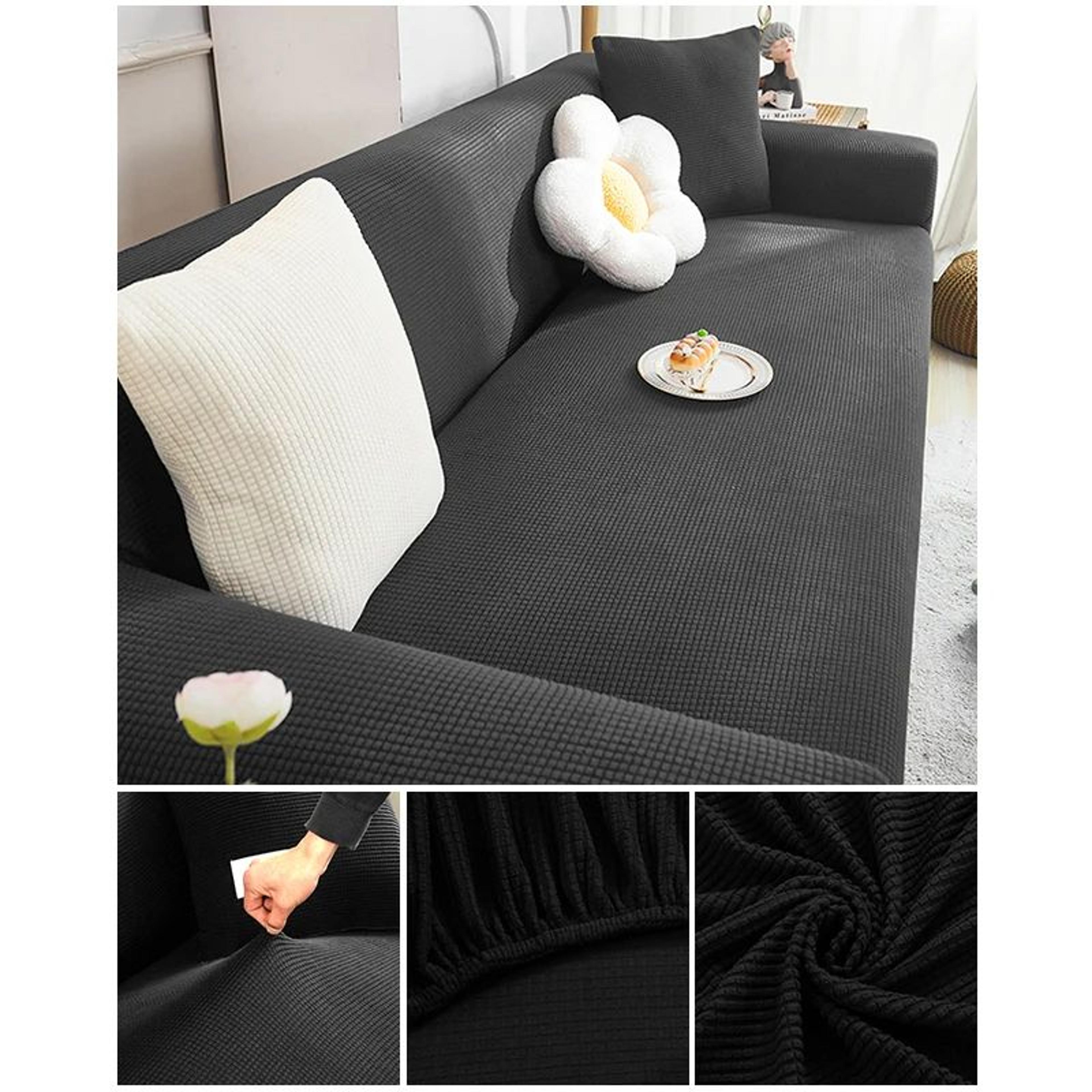 Elastic Jacquard Stretch Sofa Cover For Sectional Couch 6