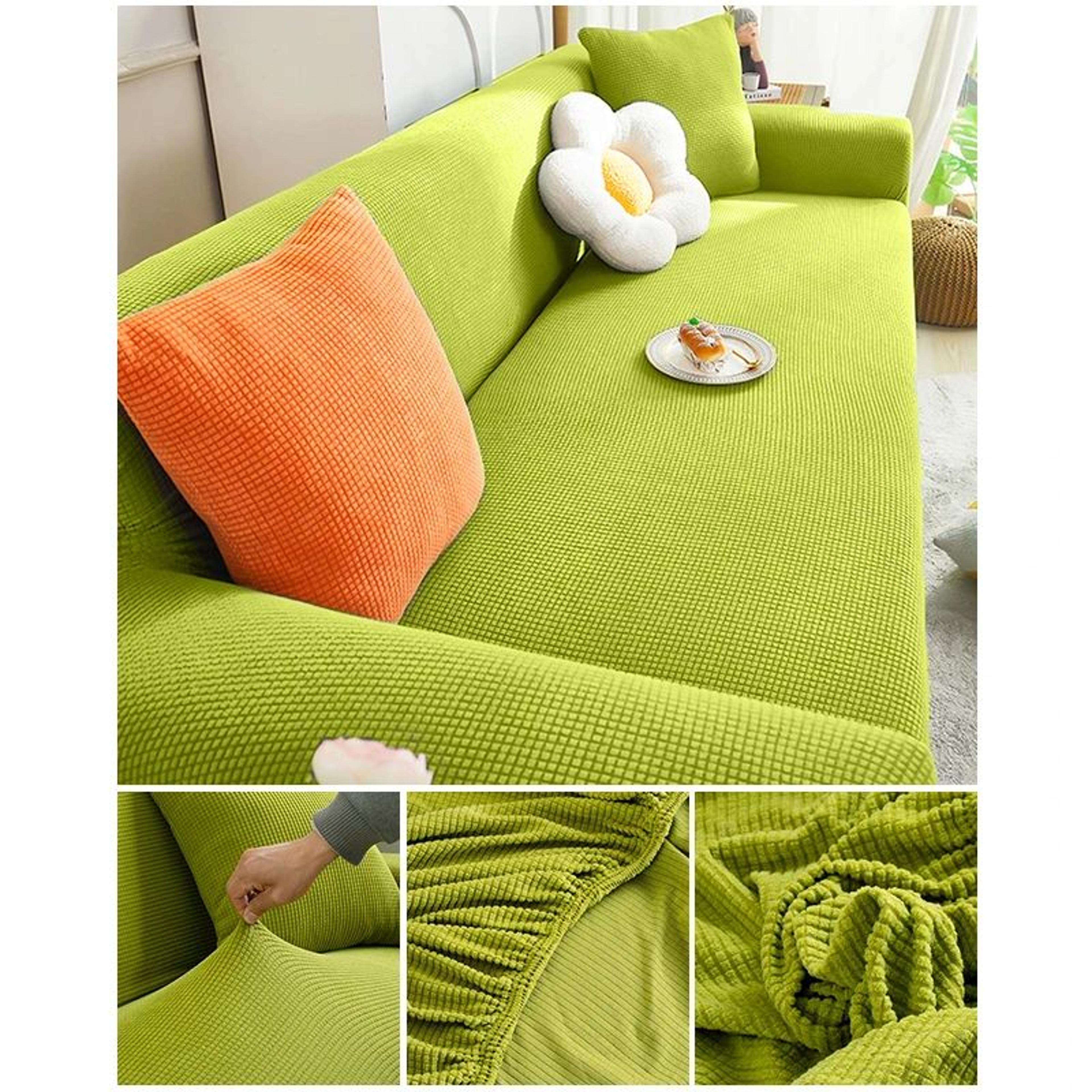 Elastic Jacquard Stretch Sofa Cover For Sectional Couch 15