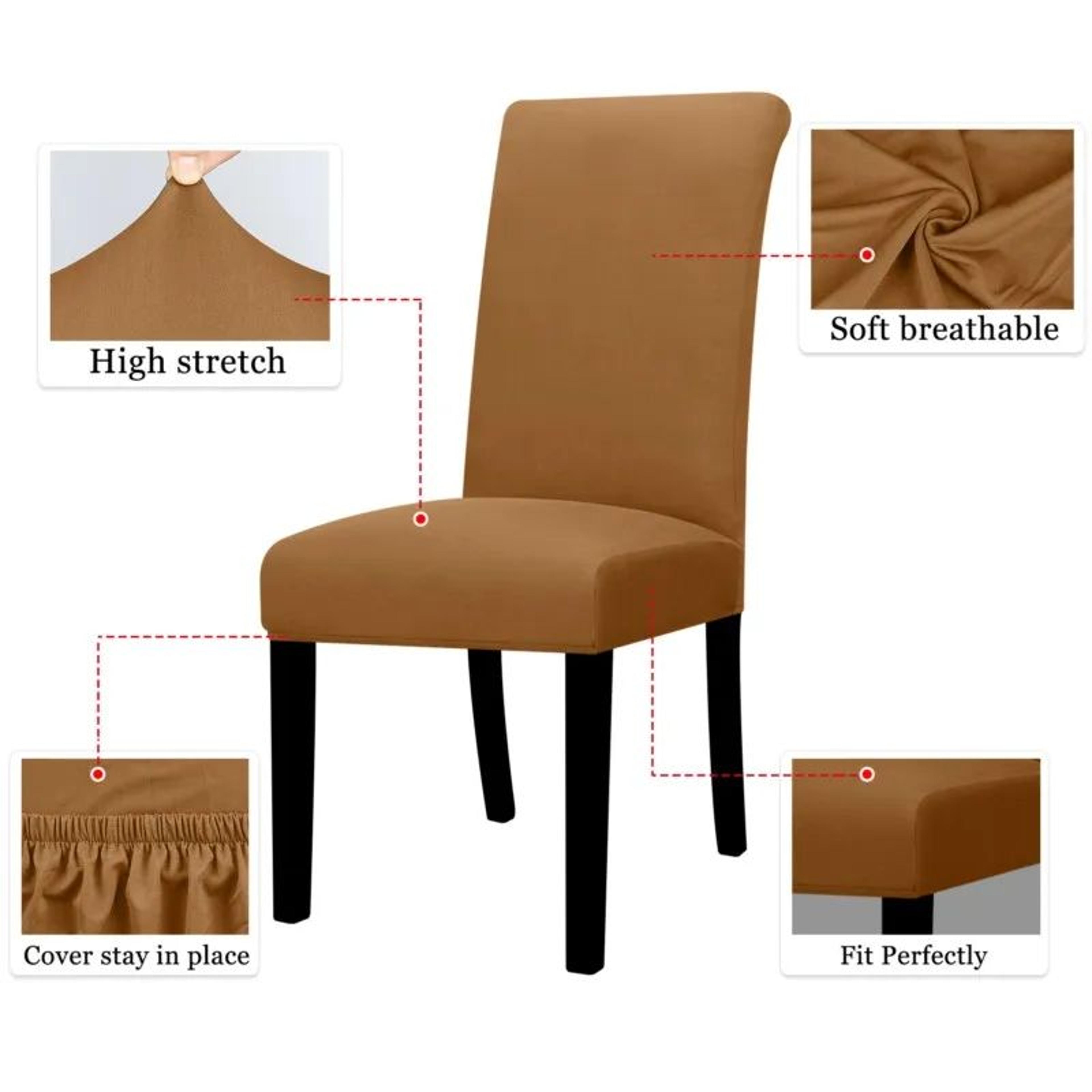 Adjustable Spandex Stretch Dining Chair Cover 2