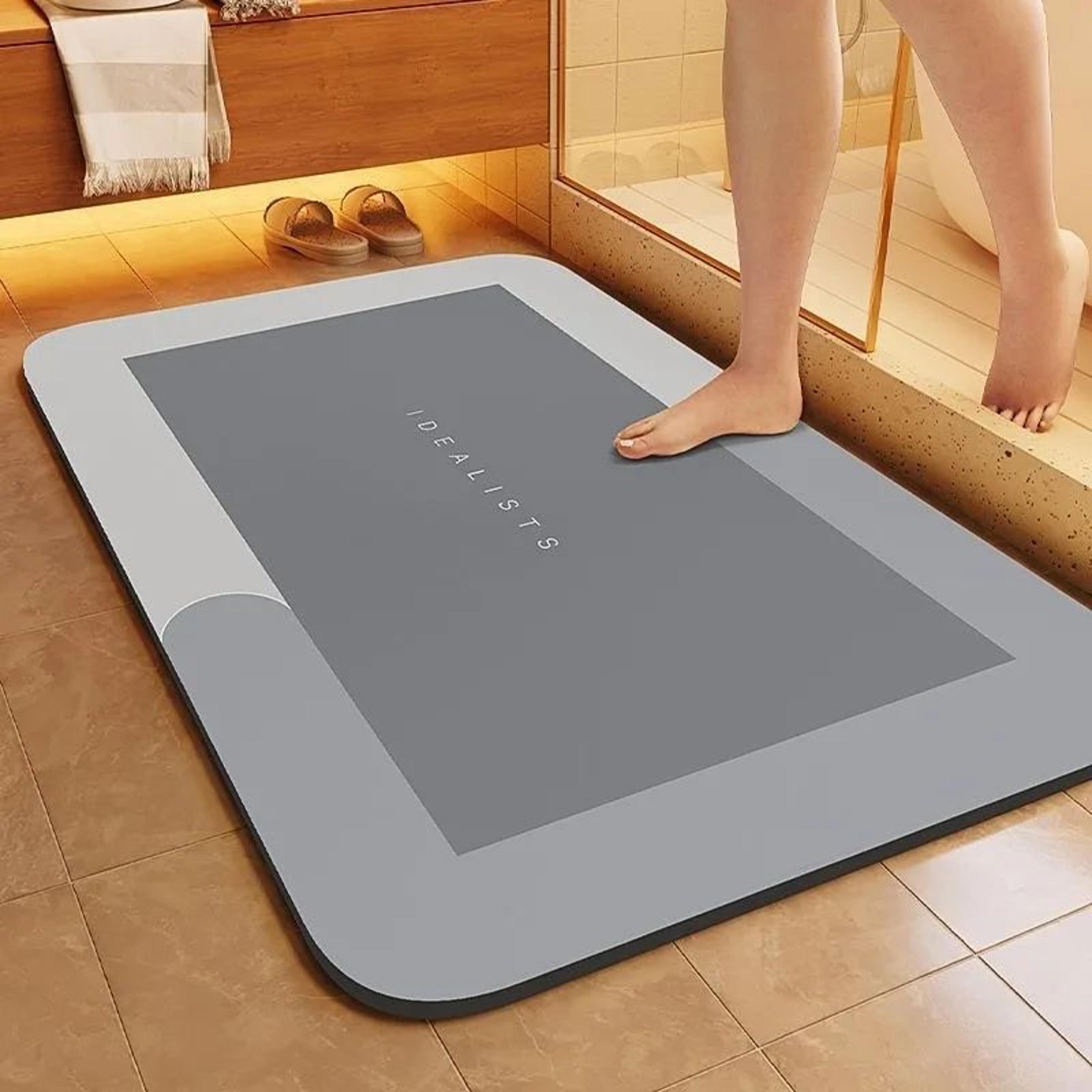 Super Absorbent Quick Dry Diatomaceous Earth Bath Mat 9