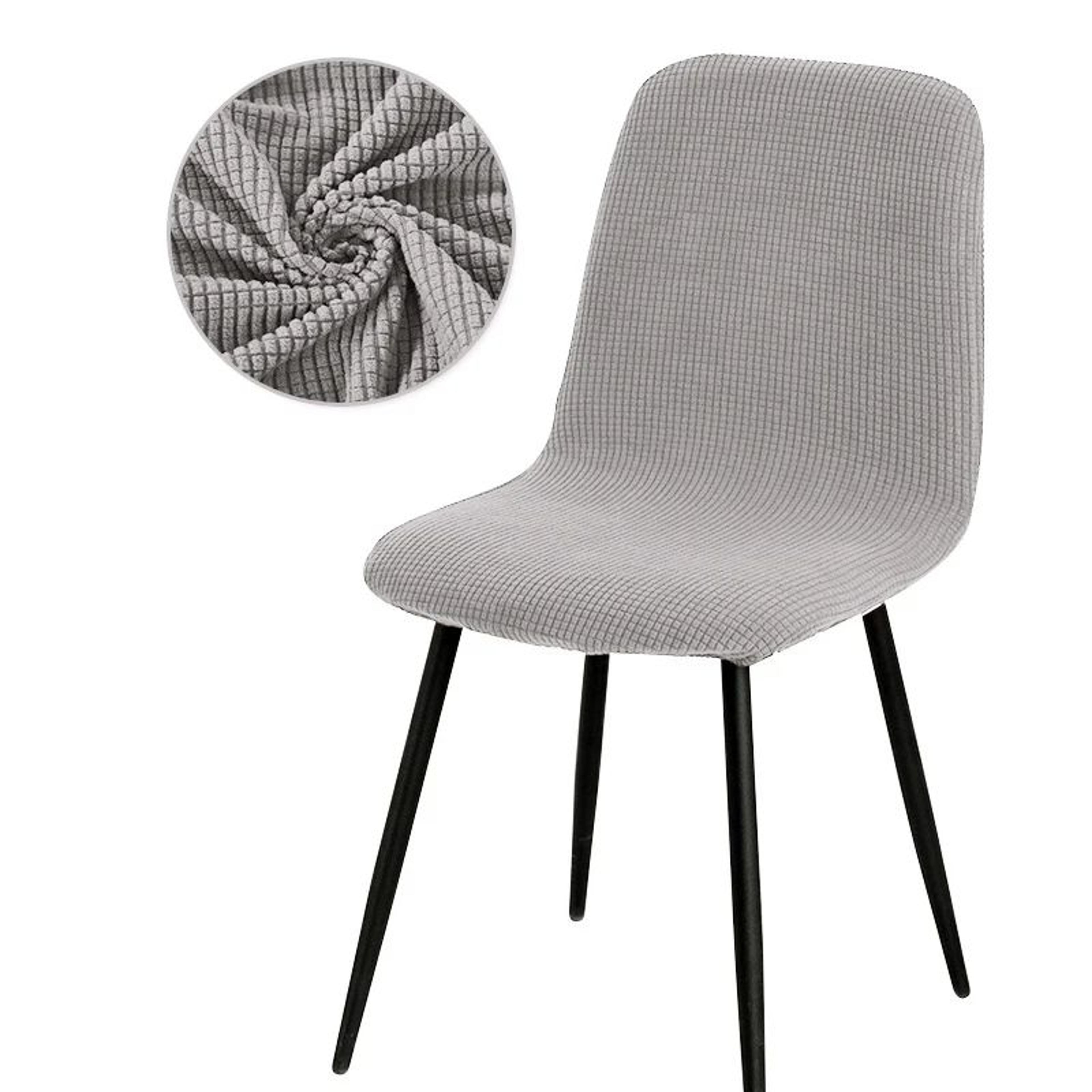 Modern Stretch Short Back Chair Cover 16