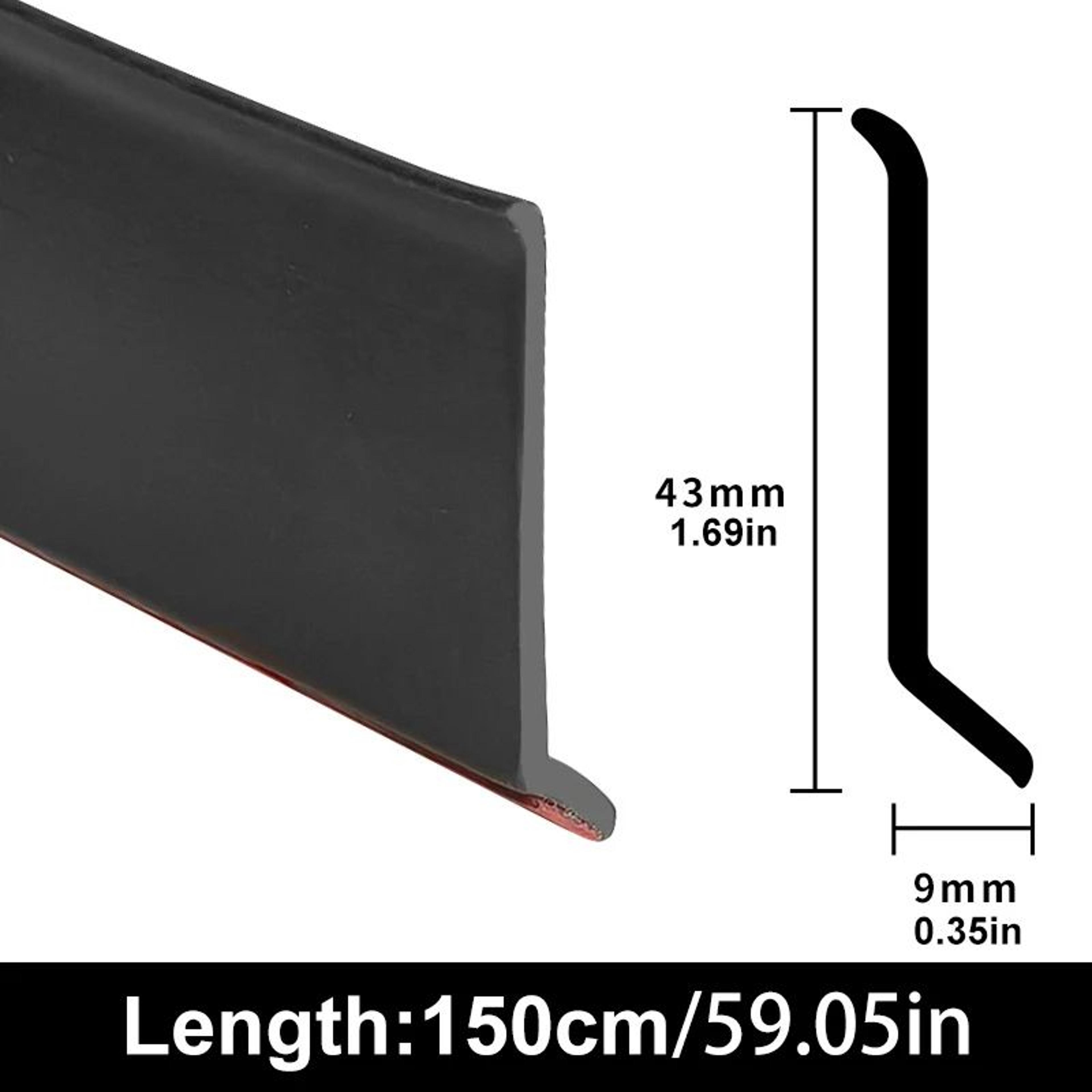 Aluminum Alloy Window Rain Water Deflector Bar 7