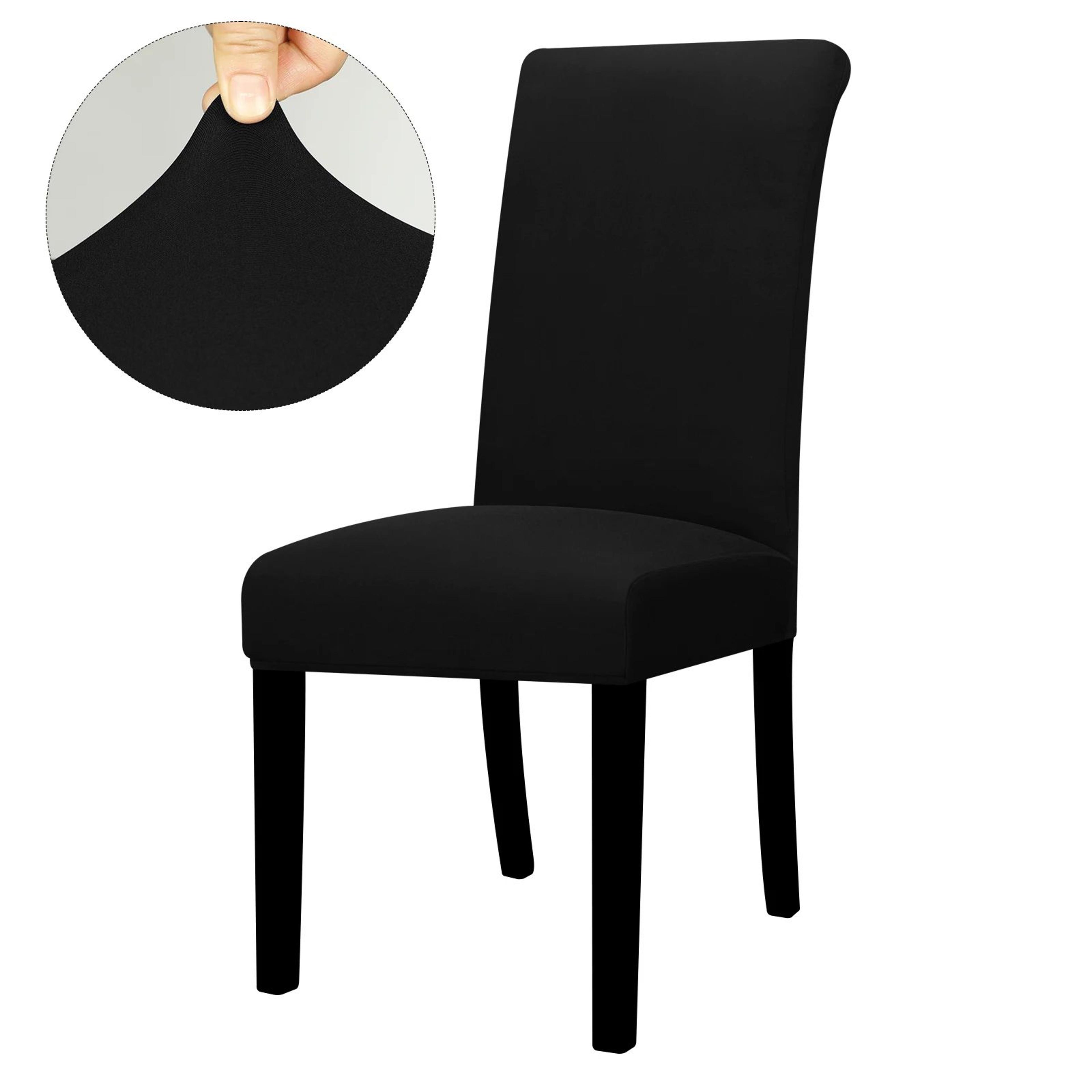 Solid Color Stretch Spandex Chair Cover 6
