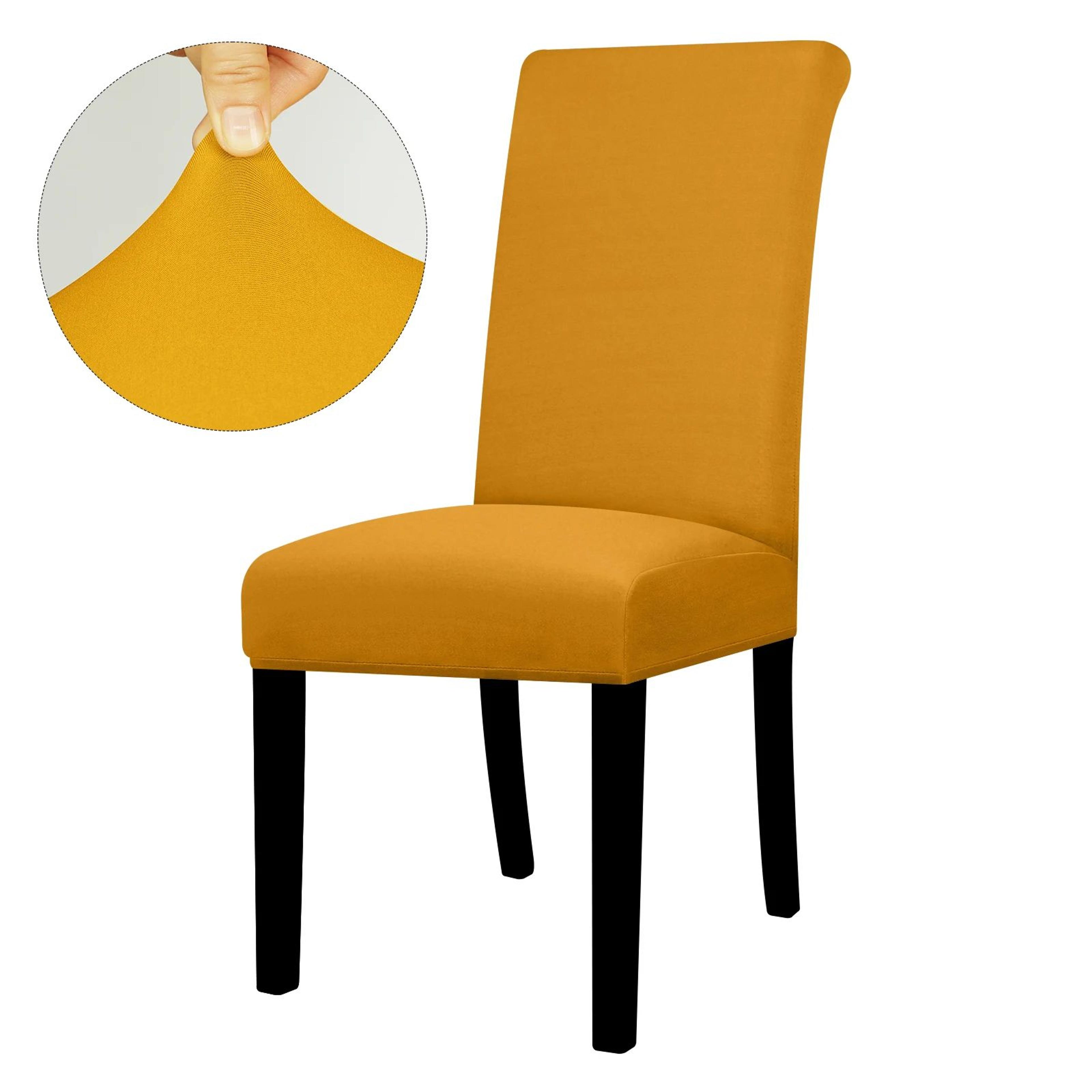 Solid Color Stretch Spandex Chair Cover 17