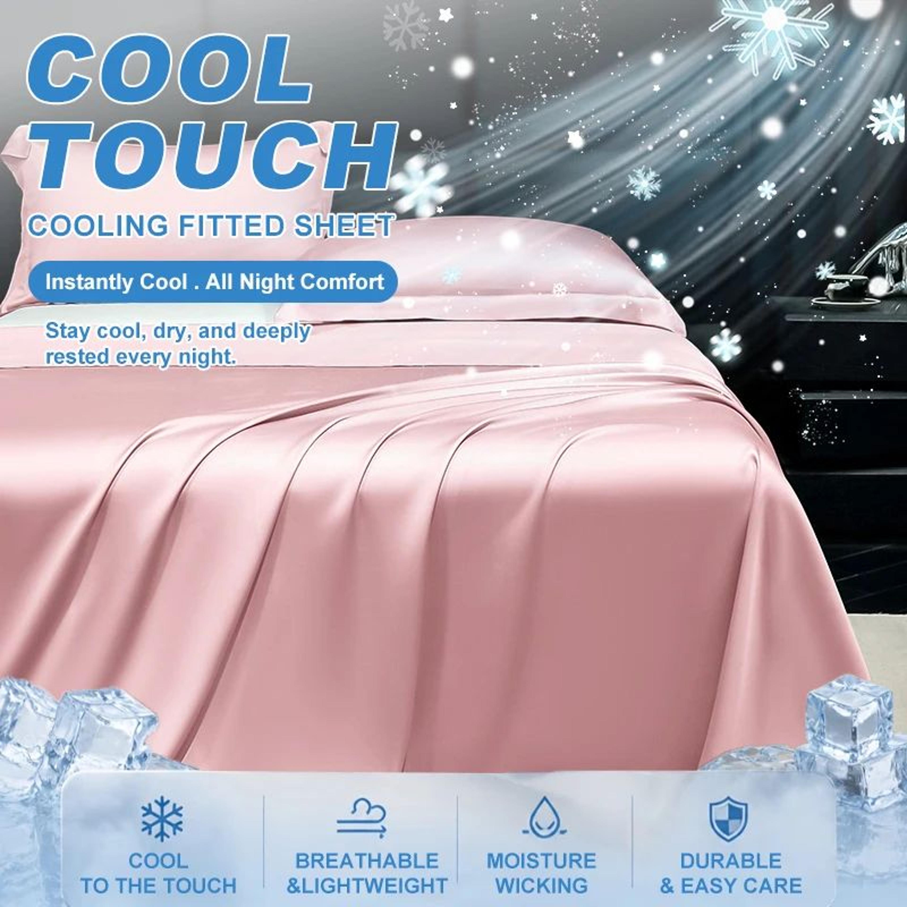 Breathable Ice Silk Summer Cooling Bed Sheet 2